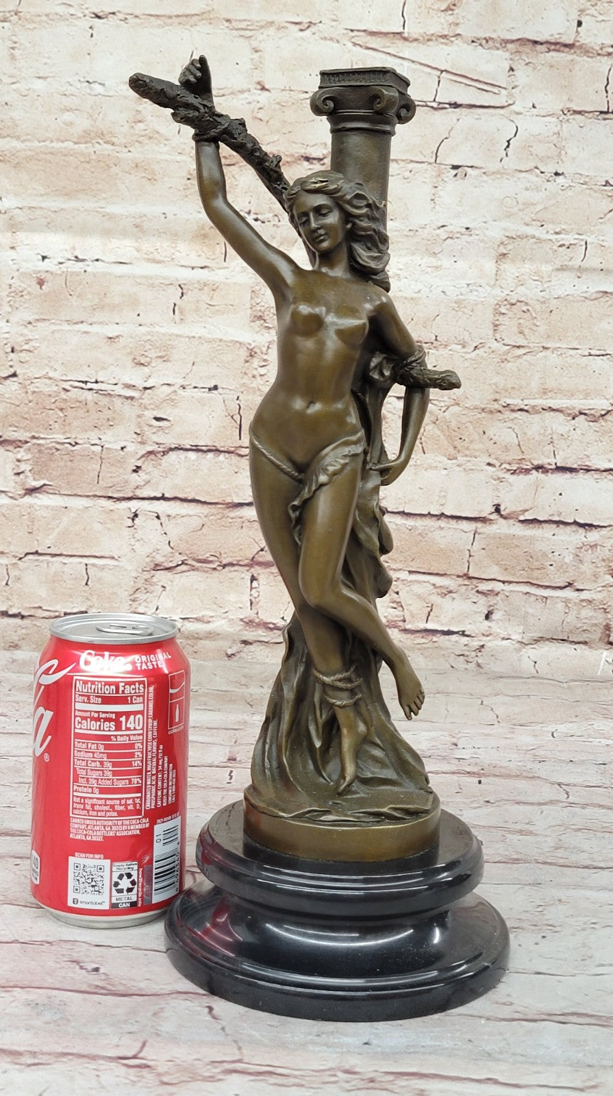 Signed Original Nude Sexy Girl changed Bronze Sculpture Hot Cast Figure Sale Art