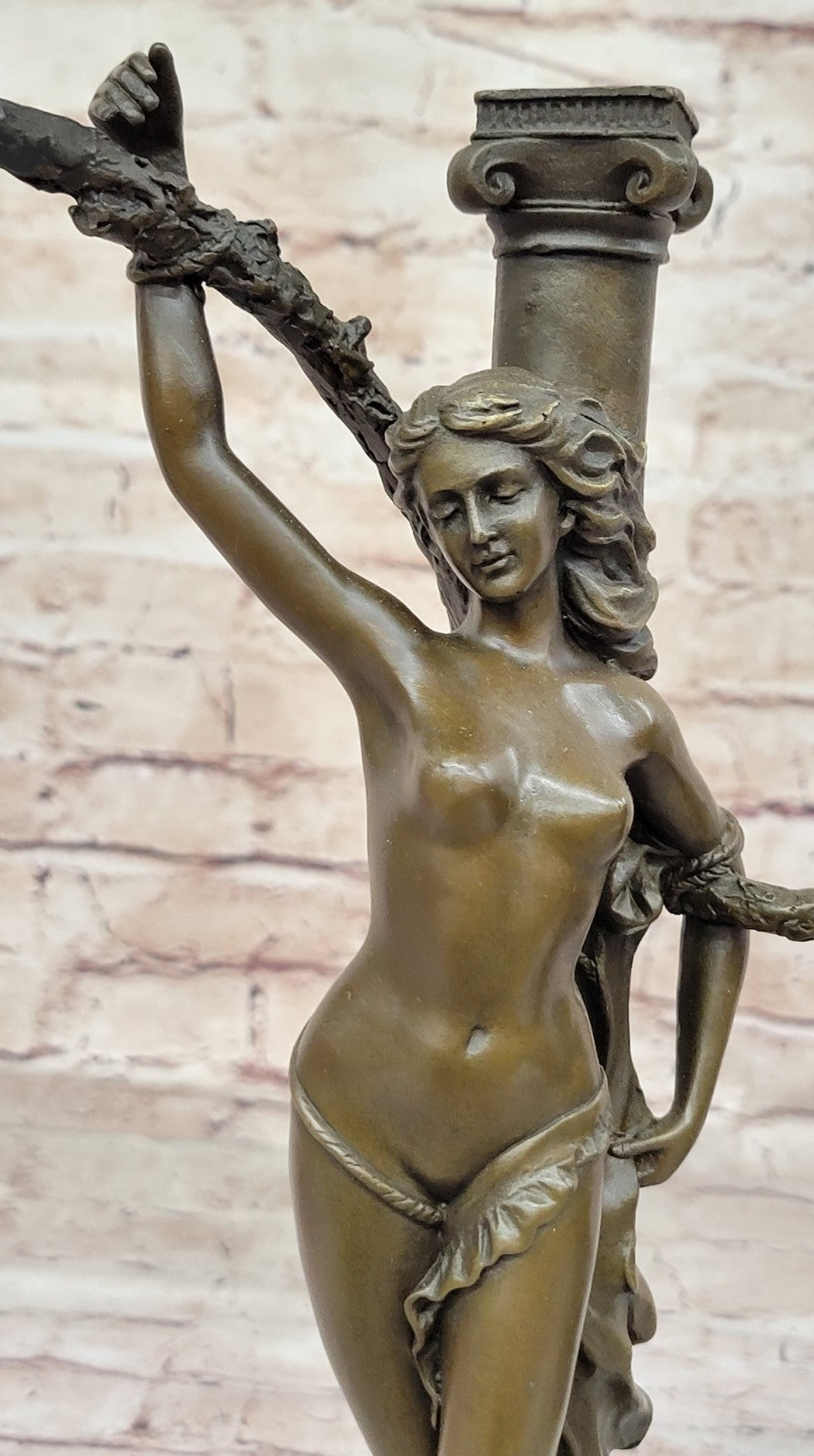 Signed Original Nude Sexy Girl changed Bronze Sculpture Hot Cast Figure Sale Art