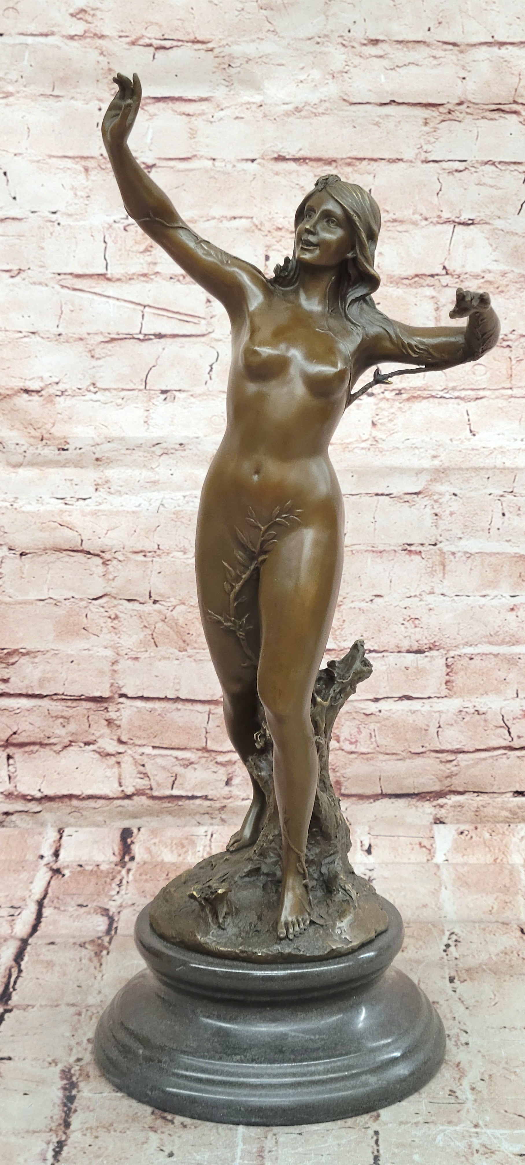 Cesaro Signed Venus Bronze Statue Sculpture Goddess of Love Figurine Hot Cast