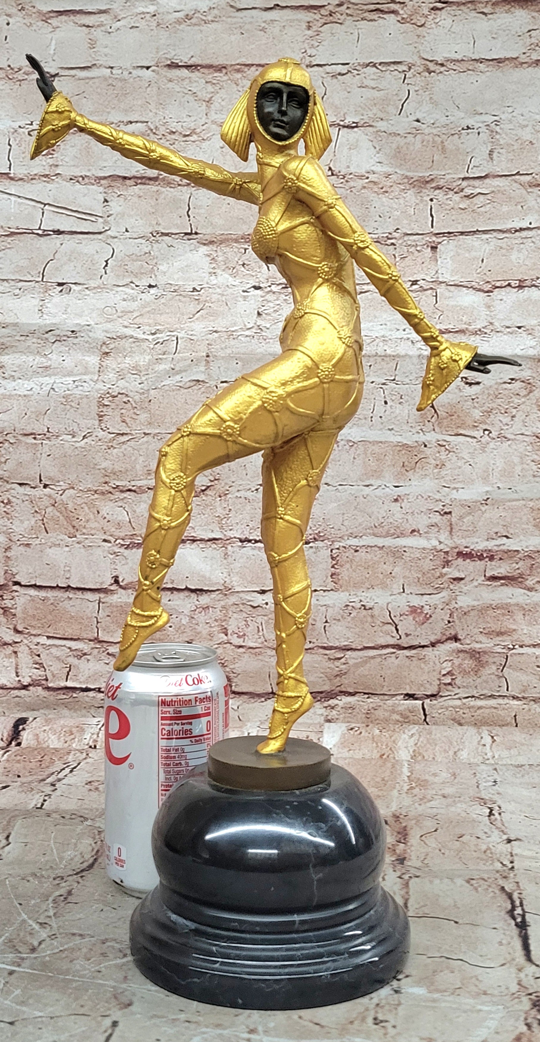 Demetre Chiparus Art Deco Bronze Statue 1920 Style Museum Quality Artwork