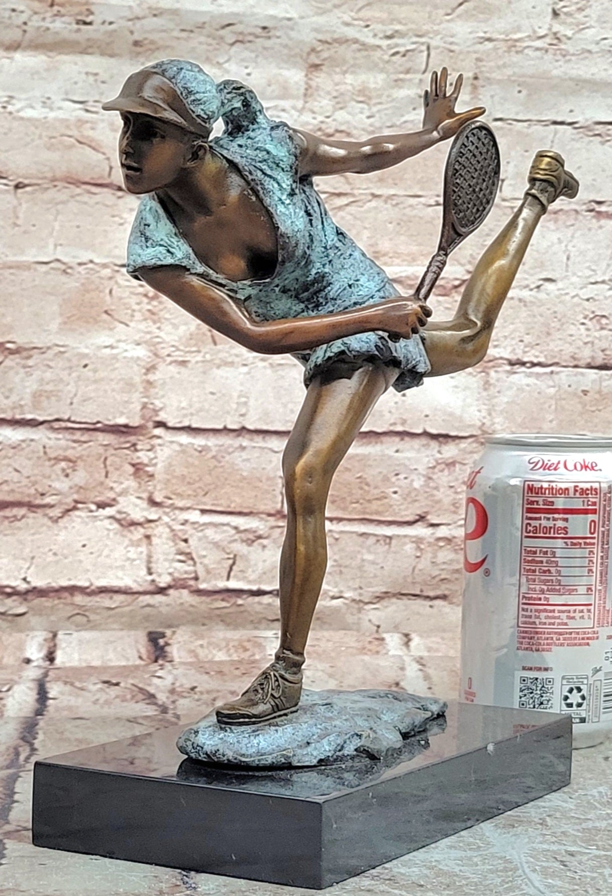 Milo Bronze Female Runner Statue Hot Cast Executive Sport Decor