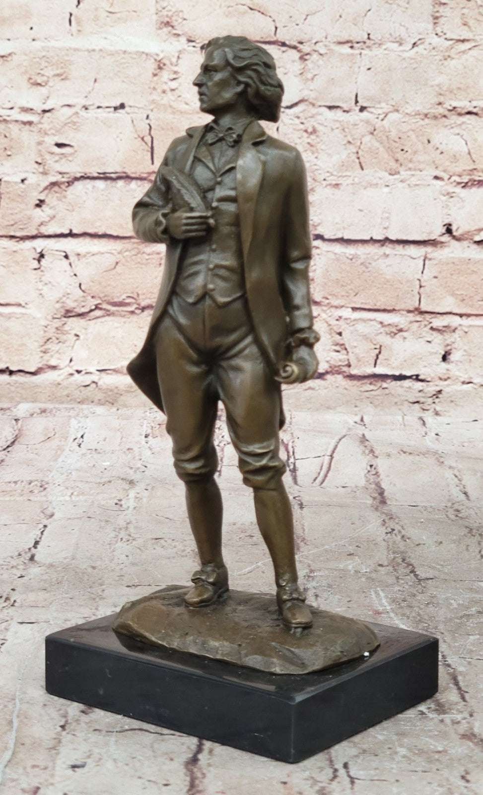 Chopin Genuine 100% Genuine Solid Bronze Home Office Decoration Decor Statue