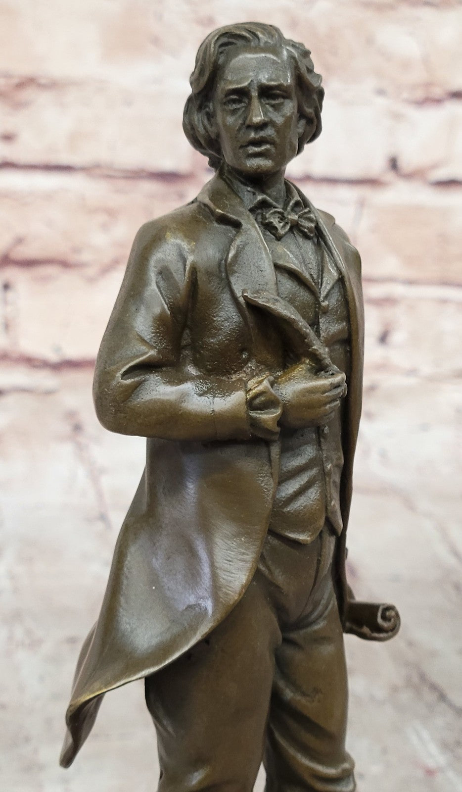 Chopin Genuine 100% Genuine Solid Bronze Home Office Decoration Decor Statue