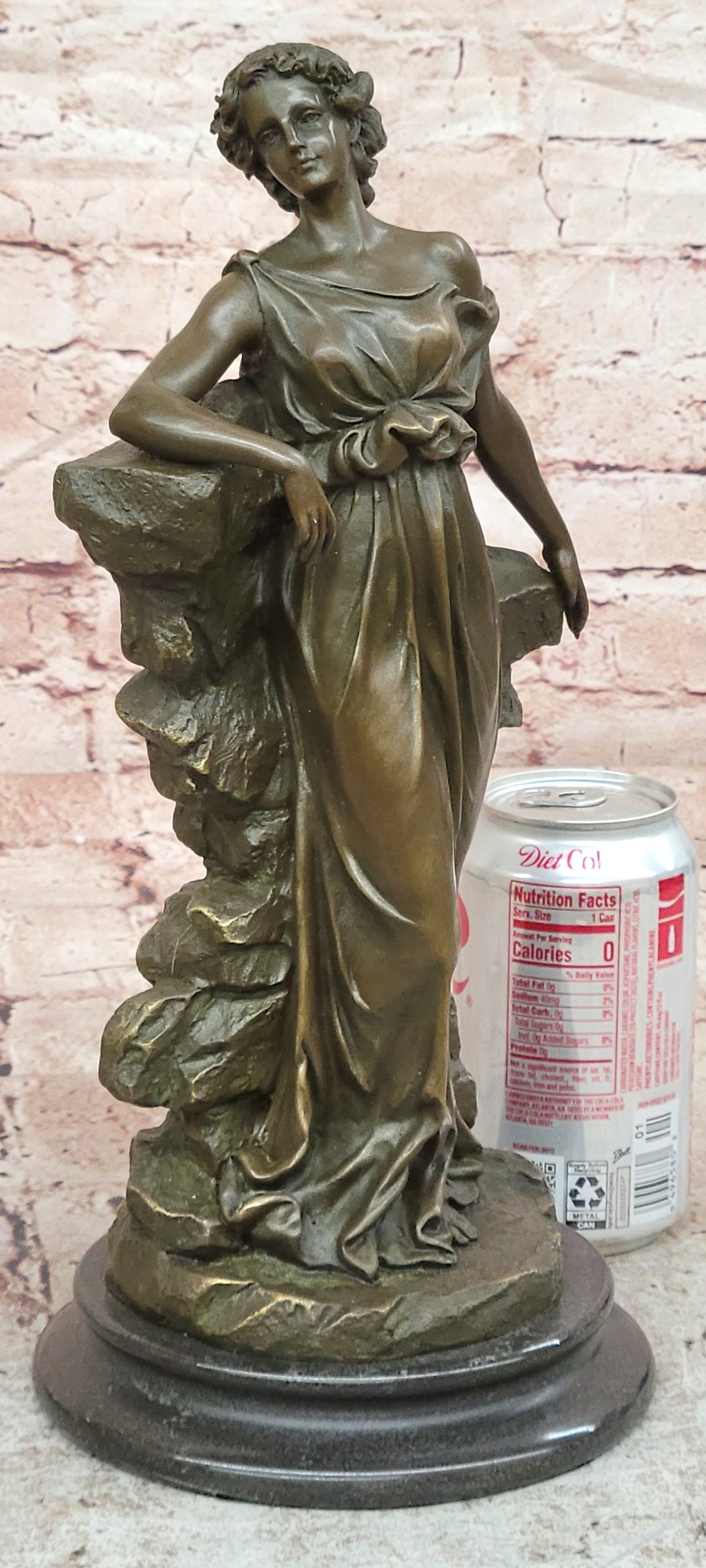 Preiss Bronze Art Deco Woman Sculpture Gorgeous Female Figurine Fine Art Statue