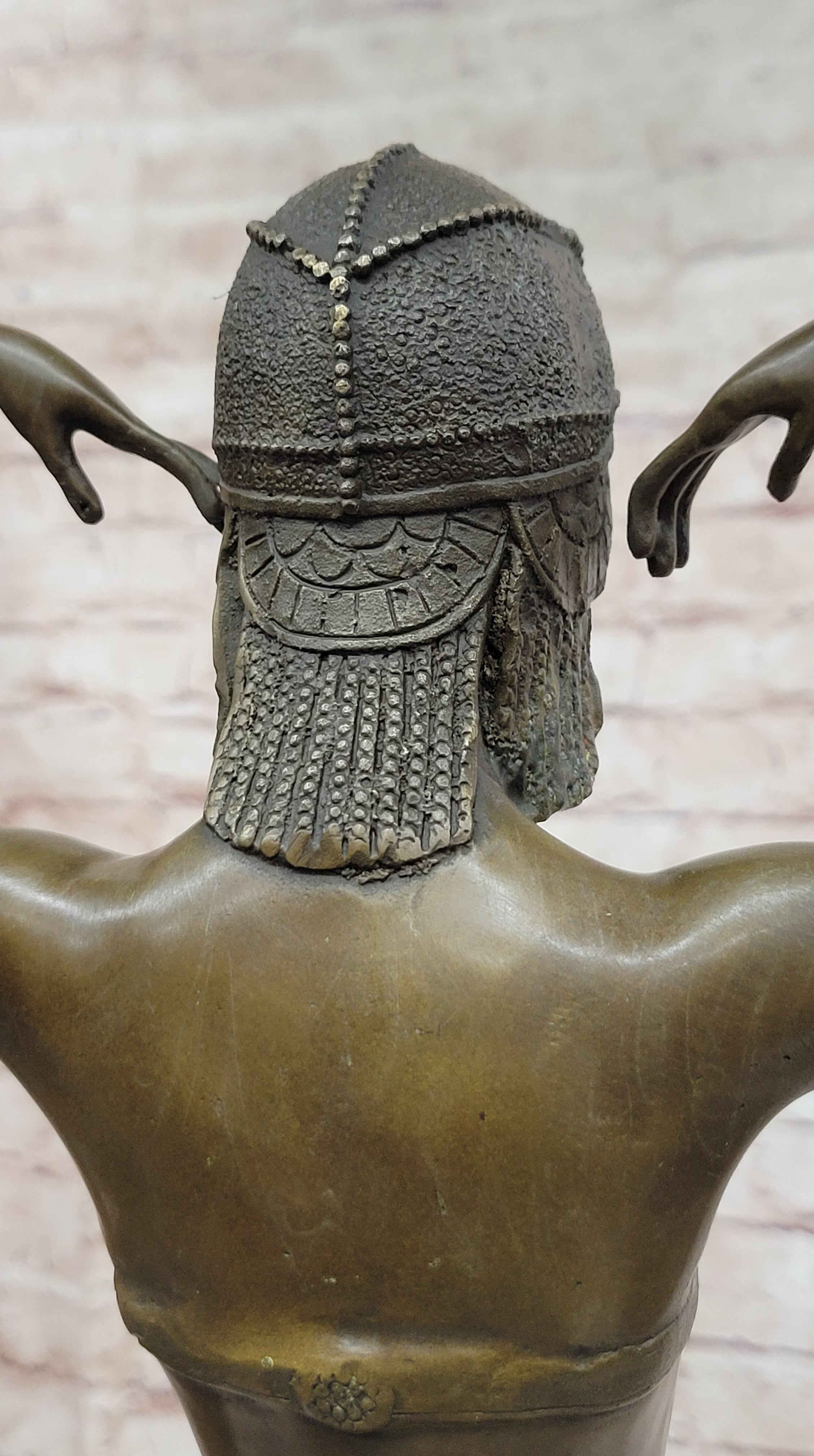 Bronze art deco Dancer Egyptian Dancer "Footsteps", signed: D.H.Chiparus Hotcast