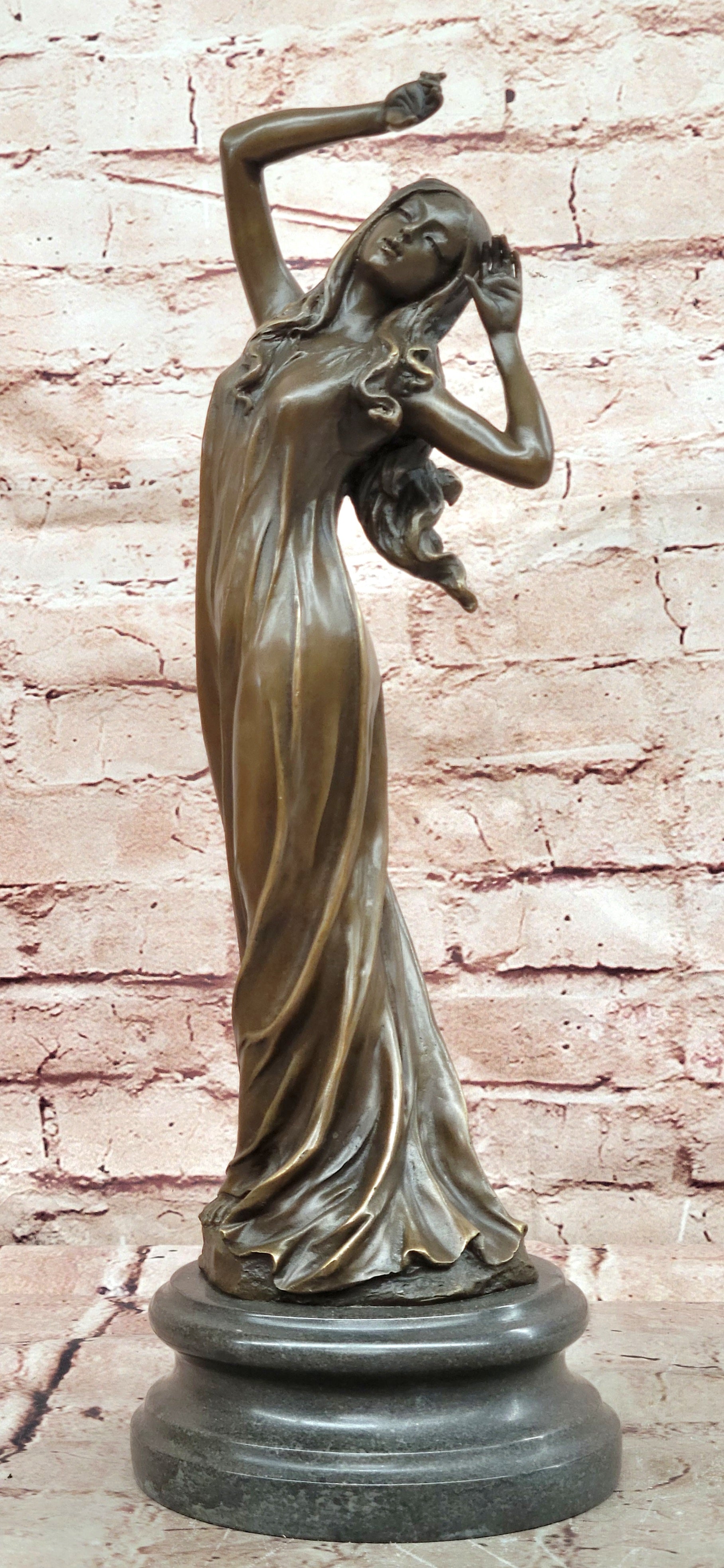 Museum Quality Cesaro Mother Nature Bronze Sculpture Hot Cast Collectible