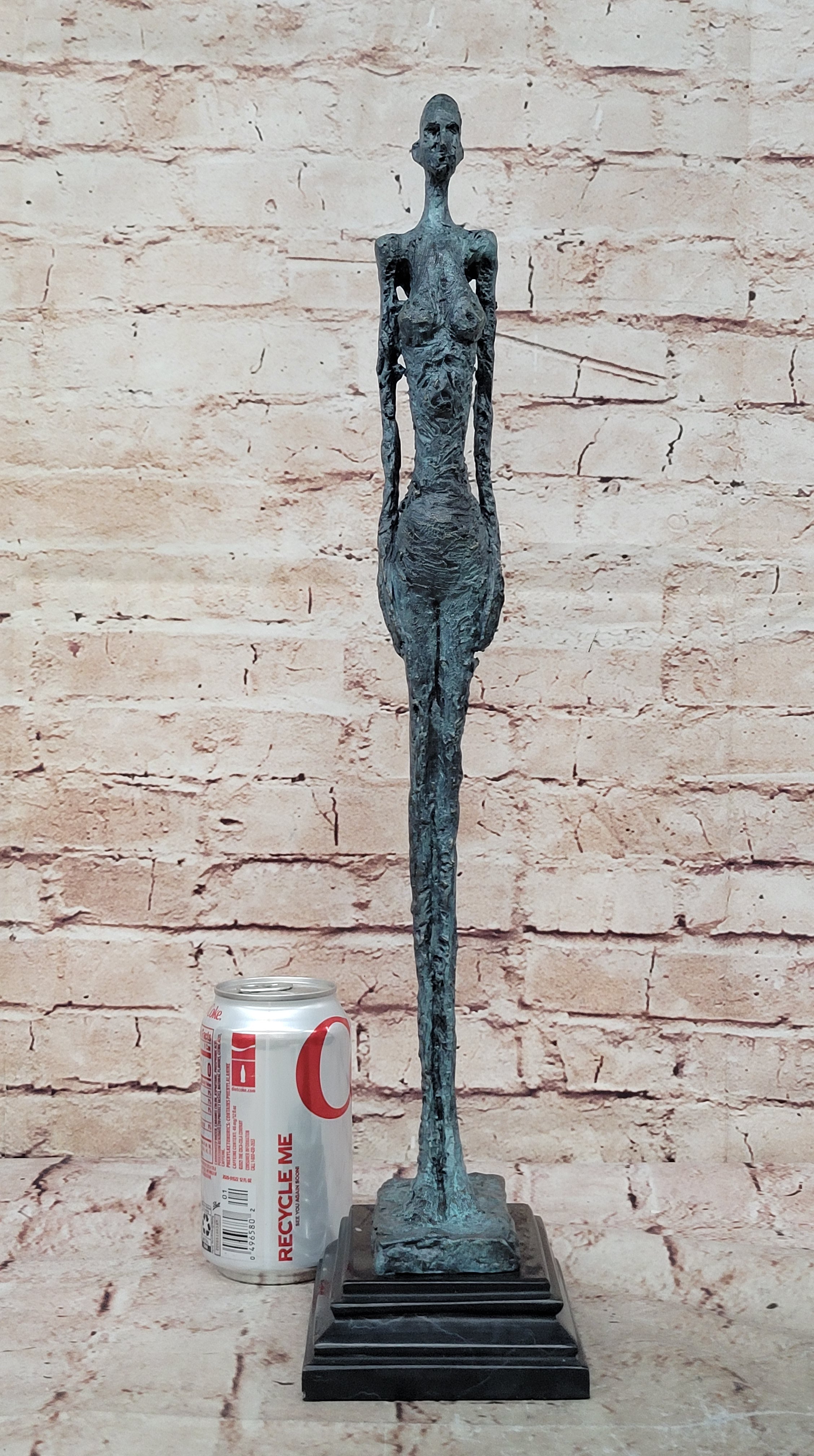 Walking Stick  Abstract Modern Art Extra Large Genuine Bronze Museum Artwork