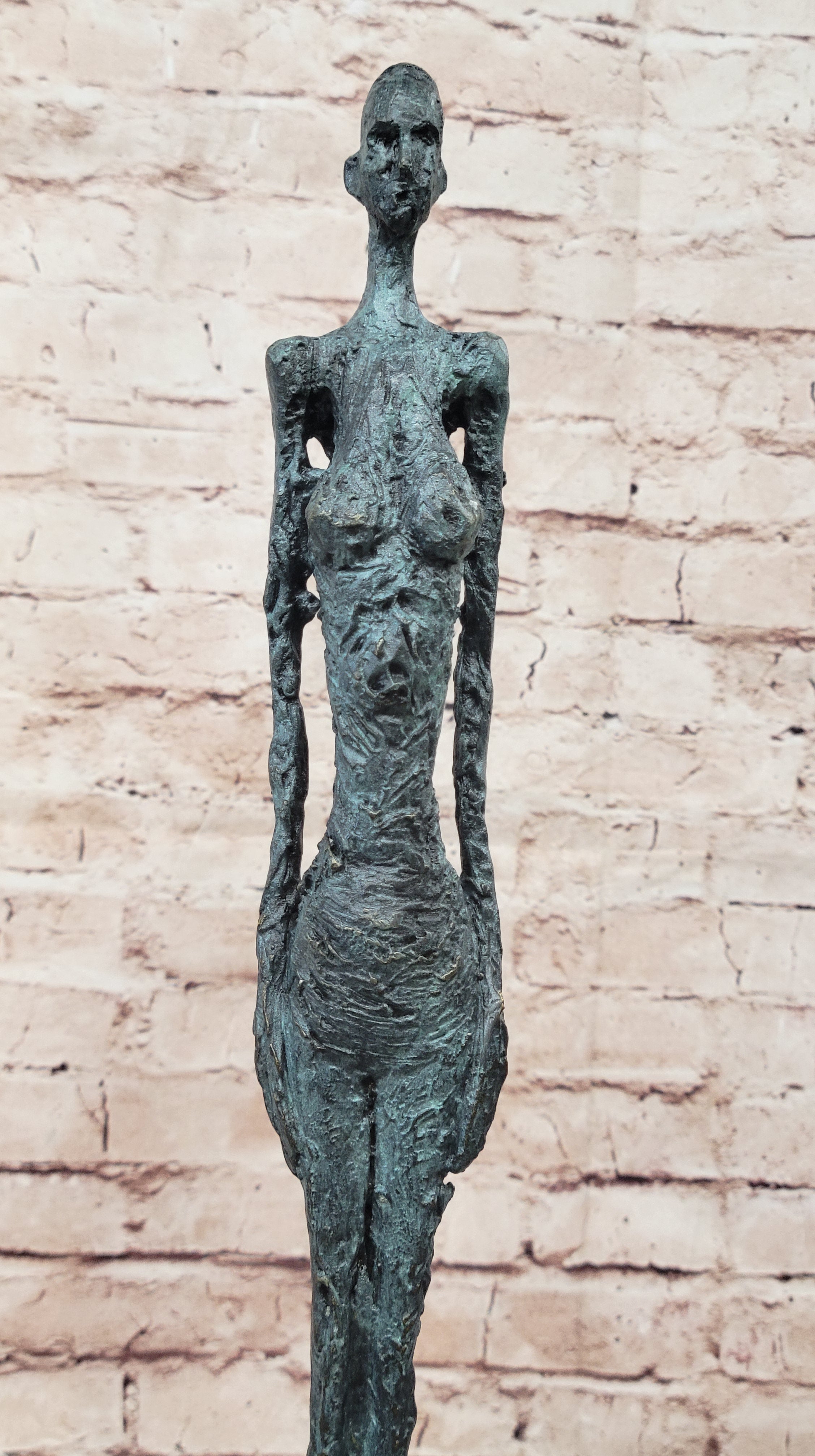 Walking Stick  Abstract Modern Art Extra Large Genuine Bronze Museum Artwork