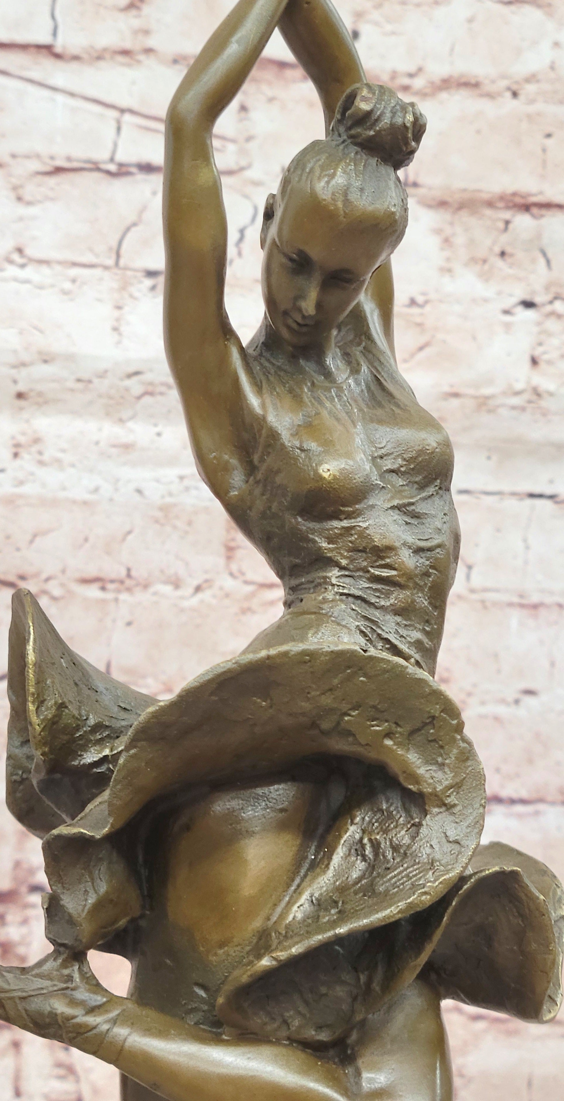 EDGAR DEGAS BALLERINA DANCER REAL VINTAGE BRONZE STATUE SCULPTURE FIGURINE SALE GIFT