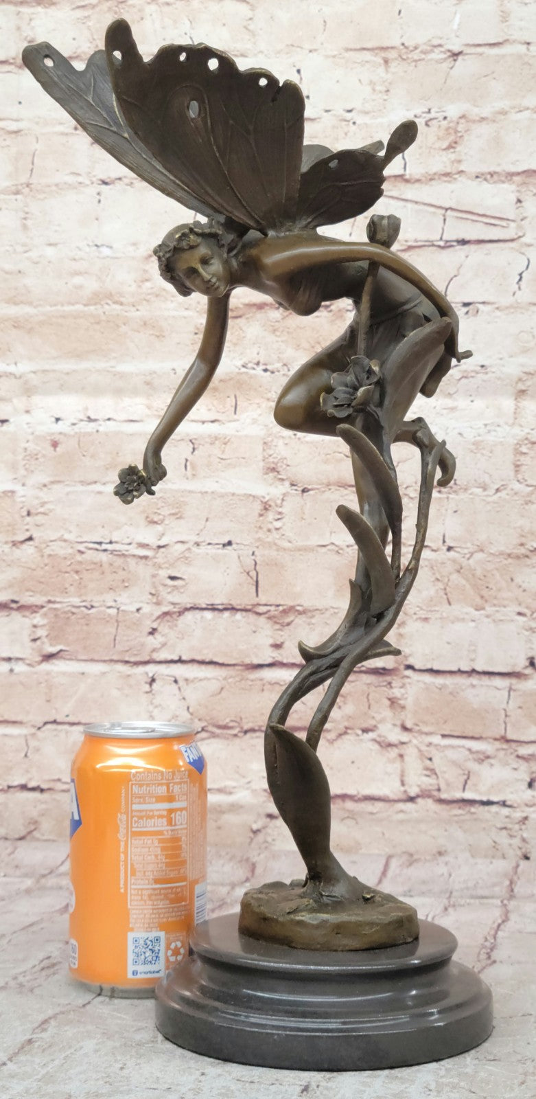 Original Sign Fantasy Fairy Bronze Sculpture Figurine Art Figure Statue Hot Cast