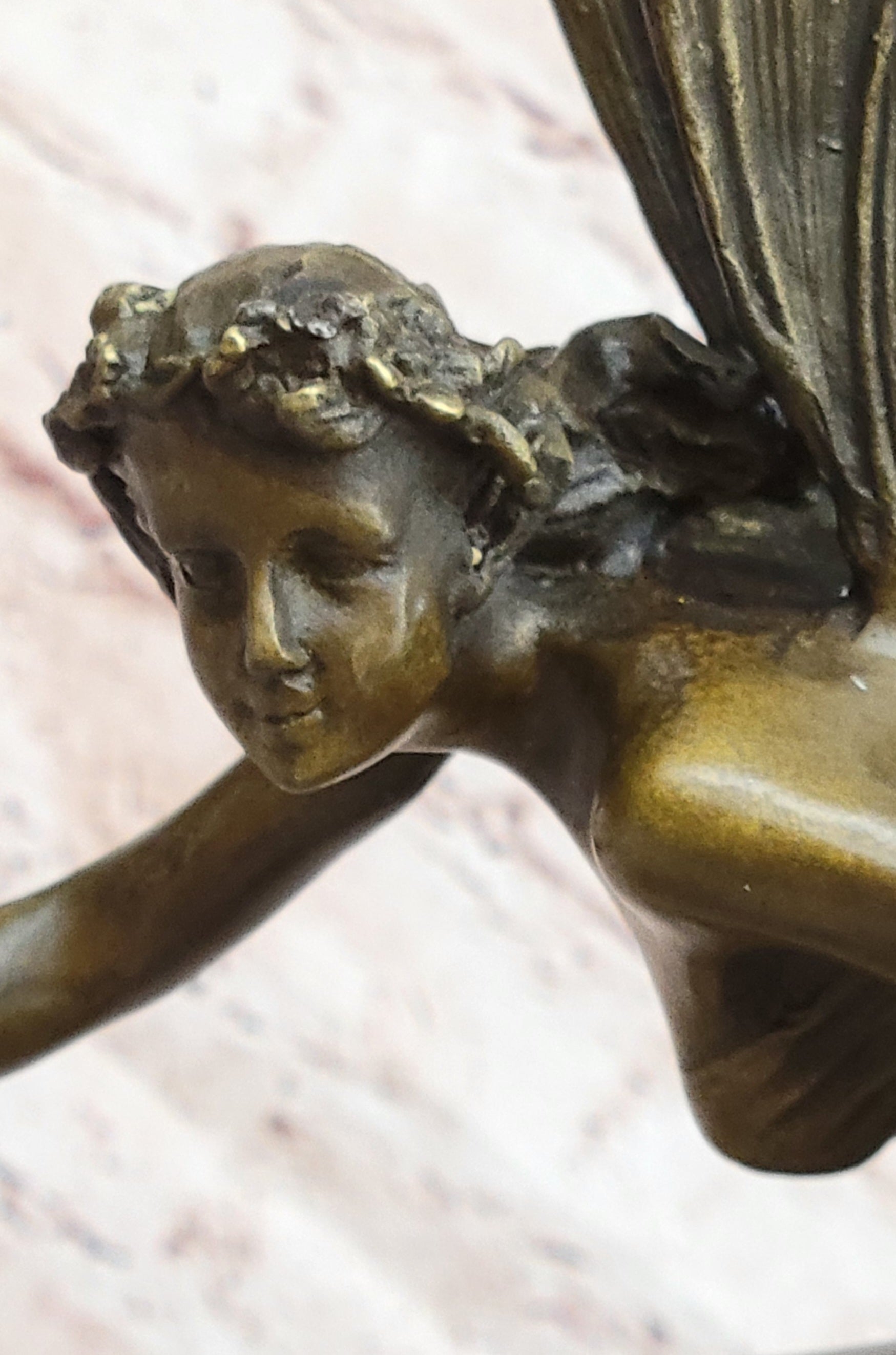 Original Sign Fantasy Fairy Bronze Sculpture Figurine Art Figure Statue Hot Cast