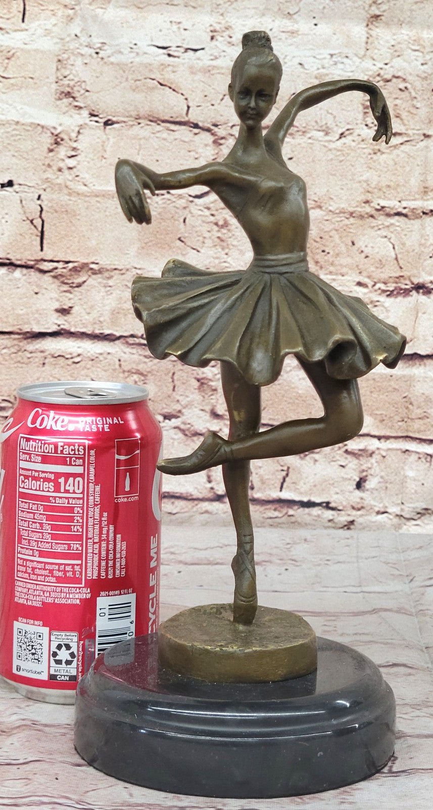 Graceful Dance Lover Bronze Statue: Art Deco Ballet Dancer Sculpture Sale