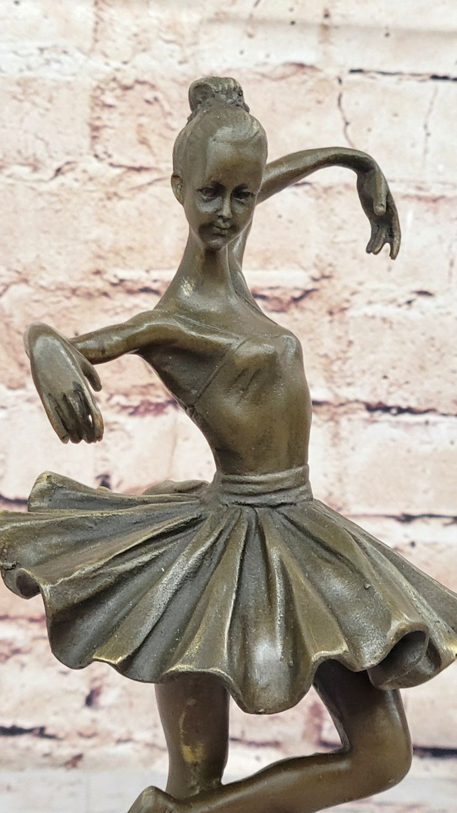 Graceful Dance Lover Bronze Statue: Art Deco Ballet Dancer Sculpture Sale
