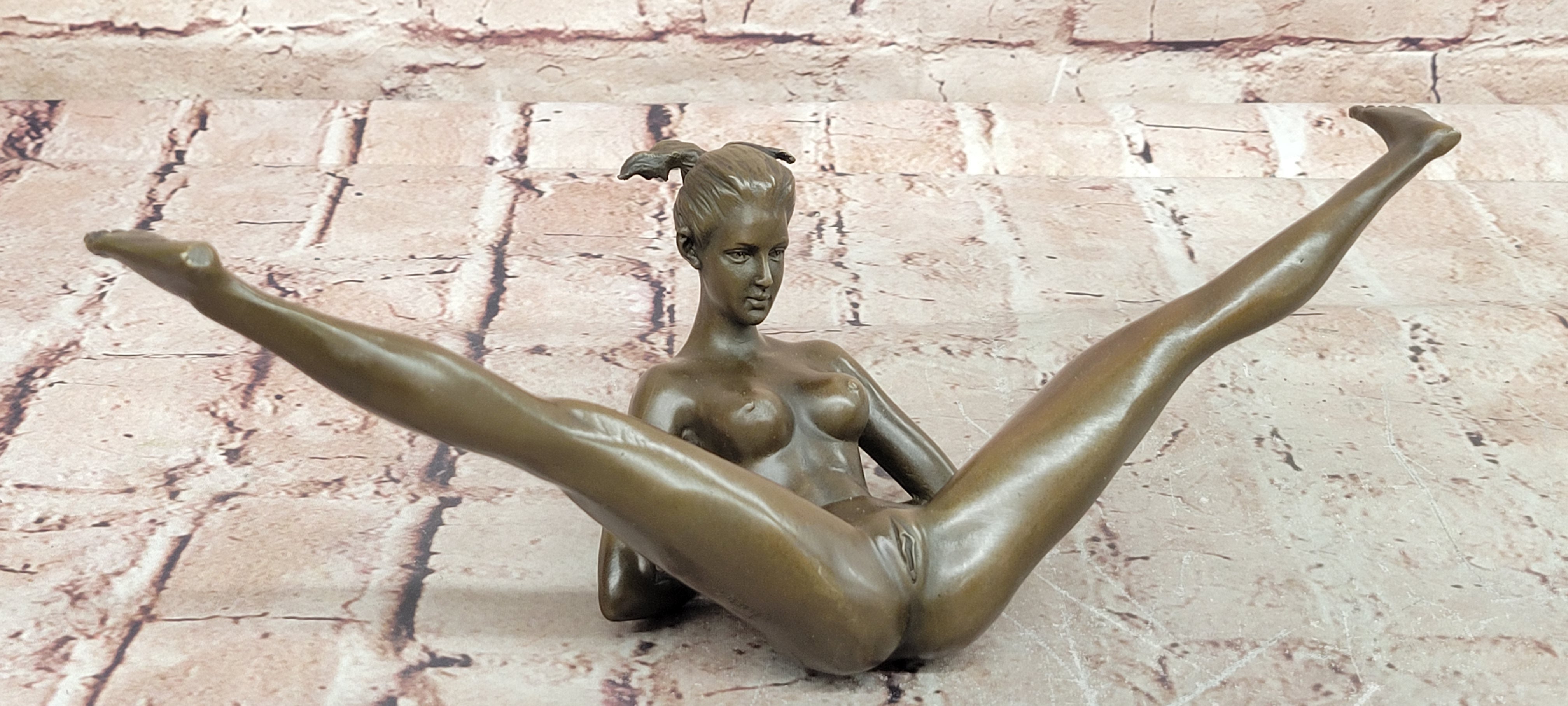 Elegant Bronze Nude Female Statue Juno Nake Hot Cast Artwork Art
