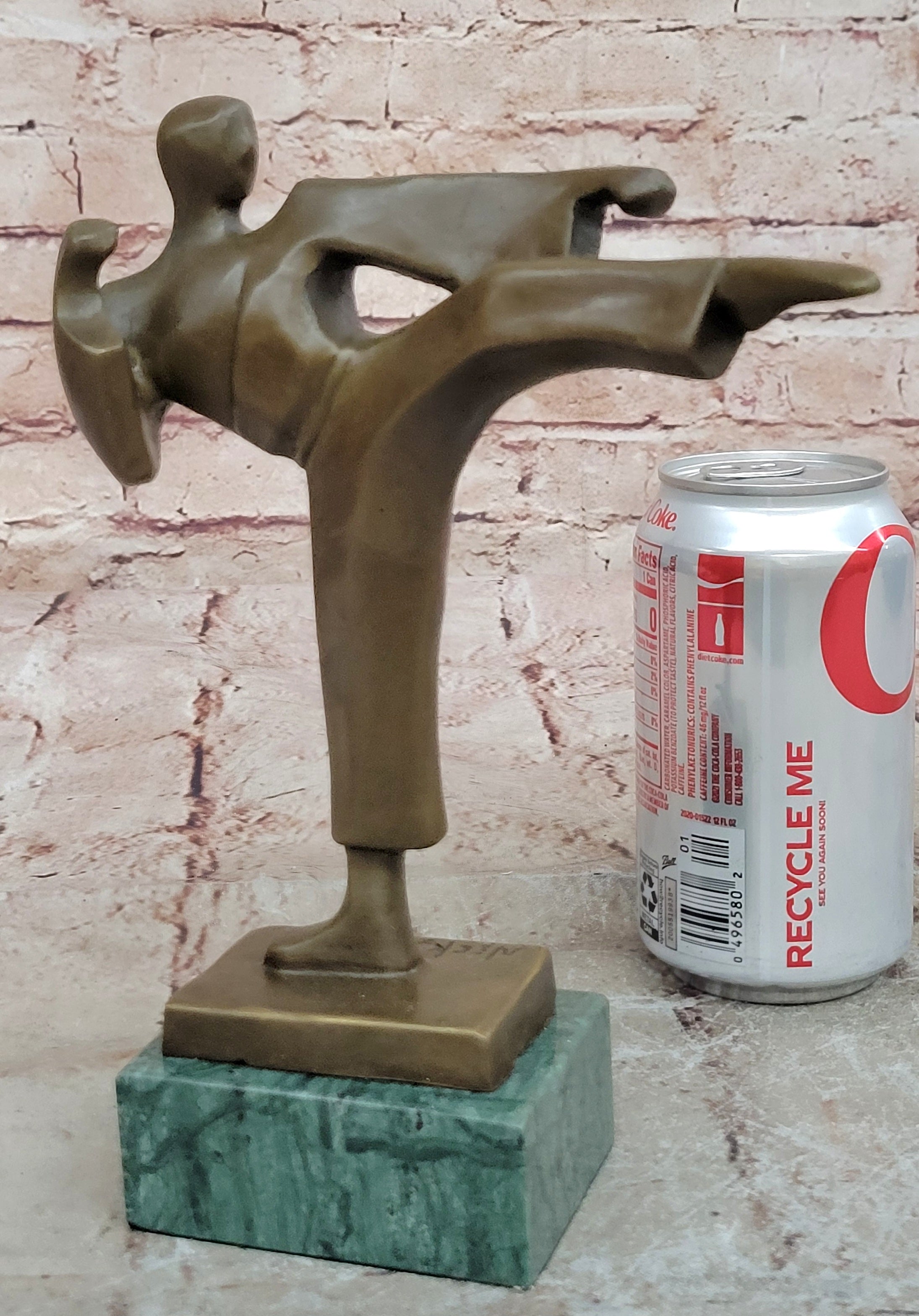 European Finery Design Bronze excellent Man exercise martial arts karate Statue