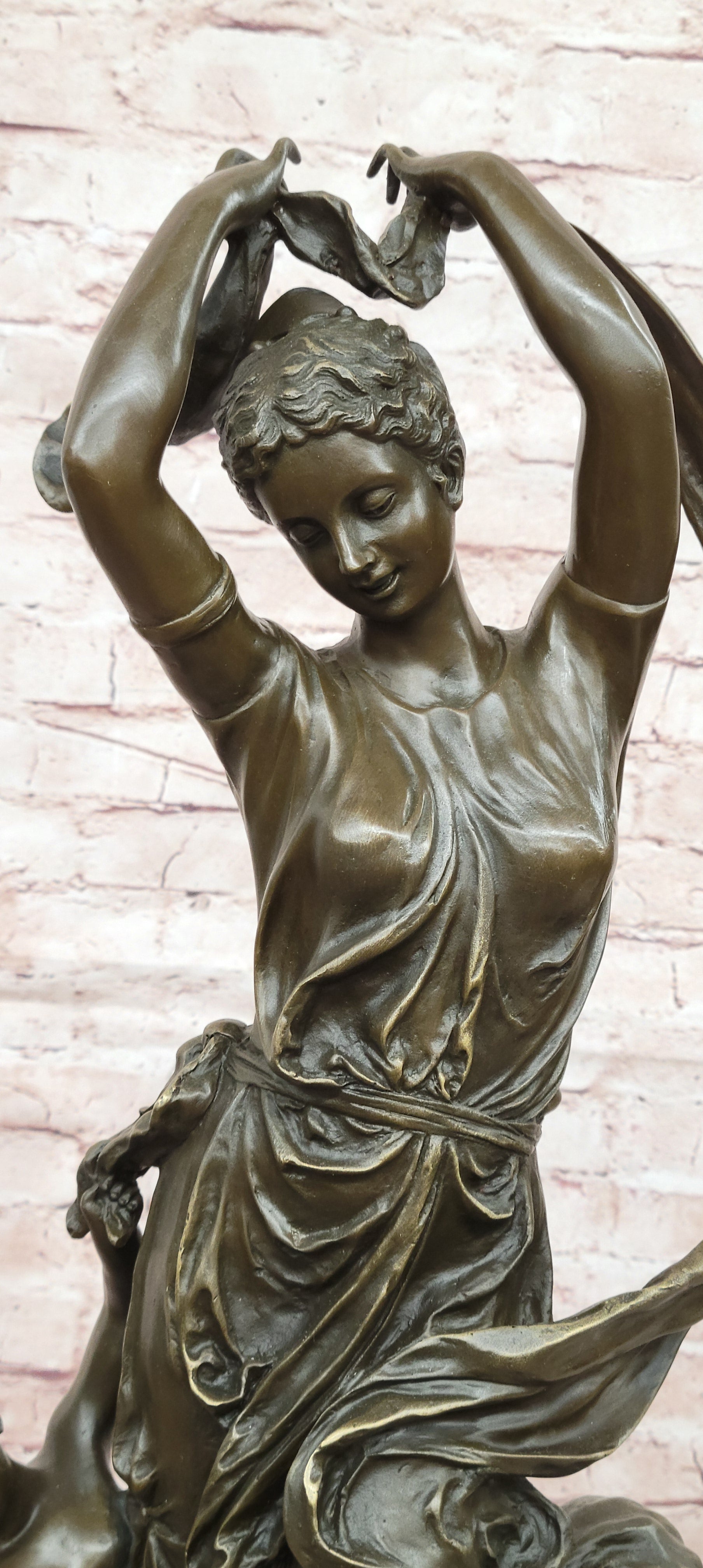 Carrier Belleuse Huge French Bronze Festival Sculpture Gallery Edition