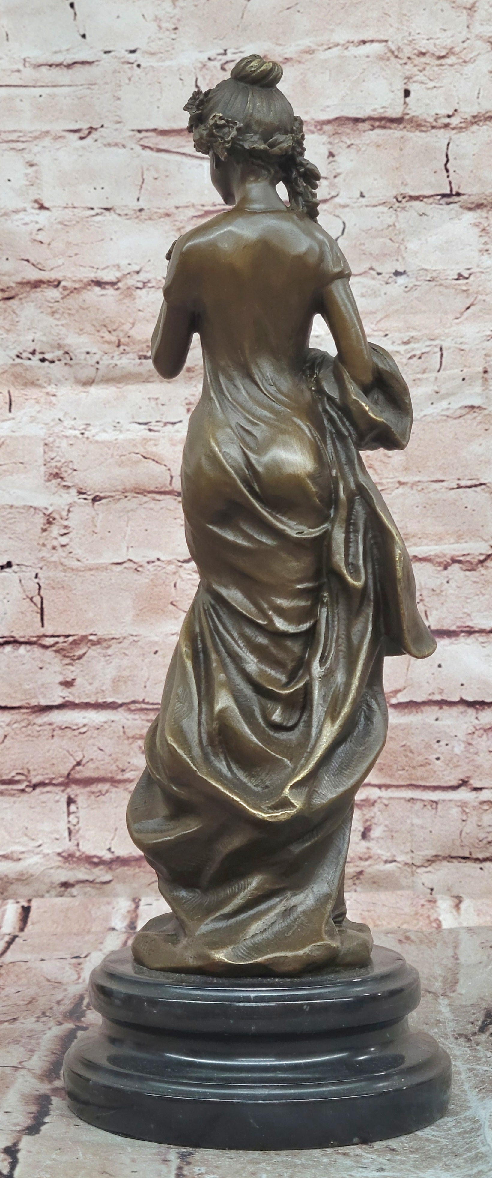 Venus Bronze Statue Rose Goddess Elegant Classical Home Decor