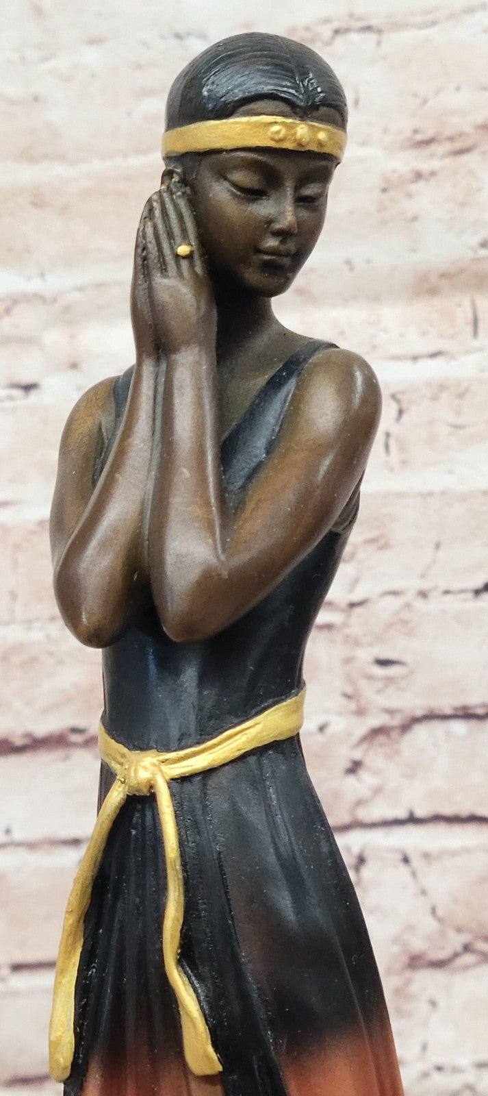 Large Size Bronze art nouveau statue Nymph of the Fields Made by Lost Wax Statue