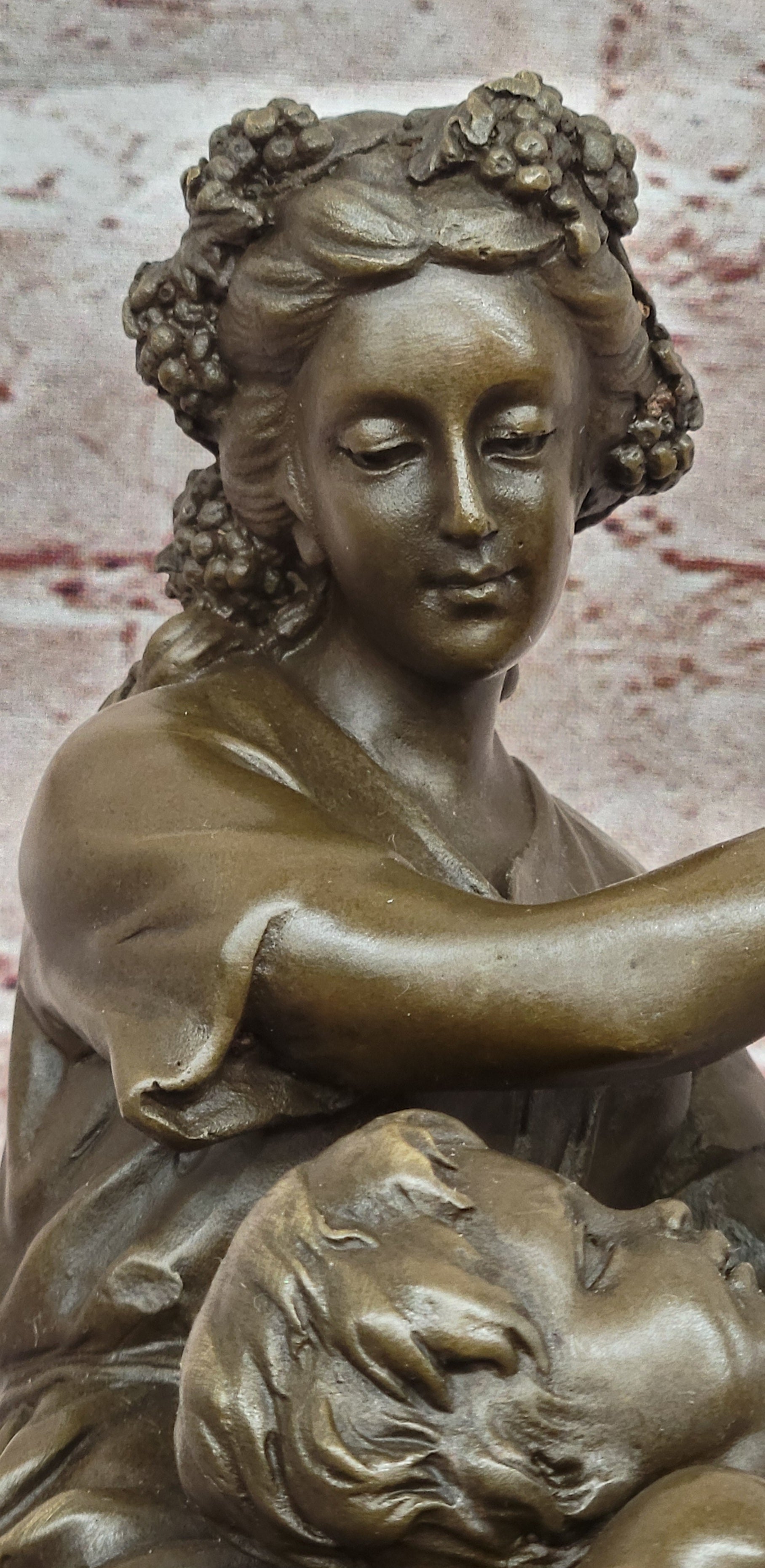 Museum Quality Mother with Child Bronze Statue Lost Wax Fine Art Gift