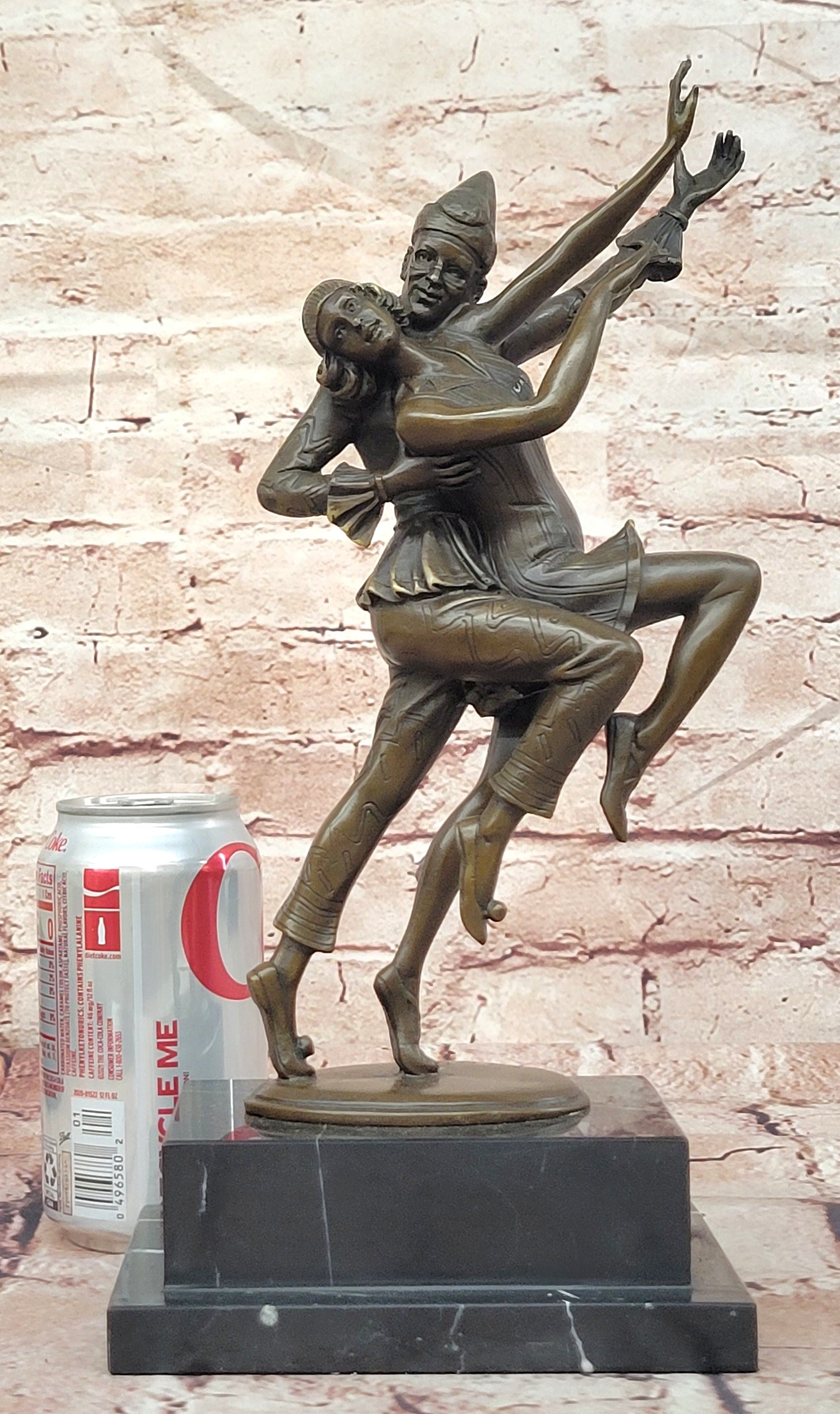 Otto Poertzel Bronze Dancing Figures Statue Art Deco Museum Quality Sculpture