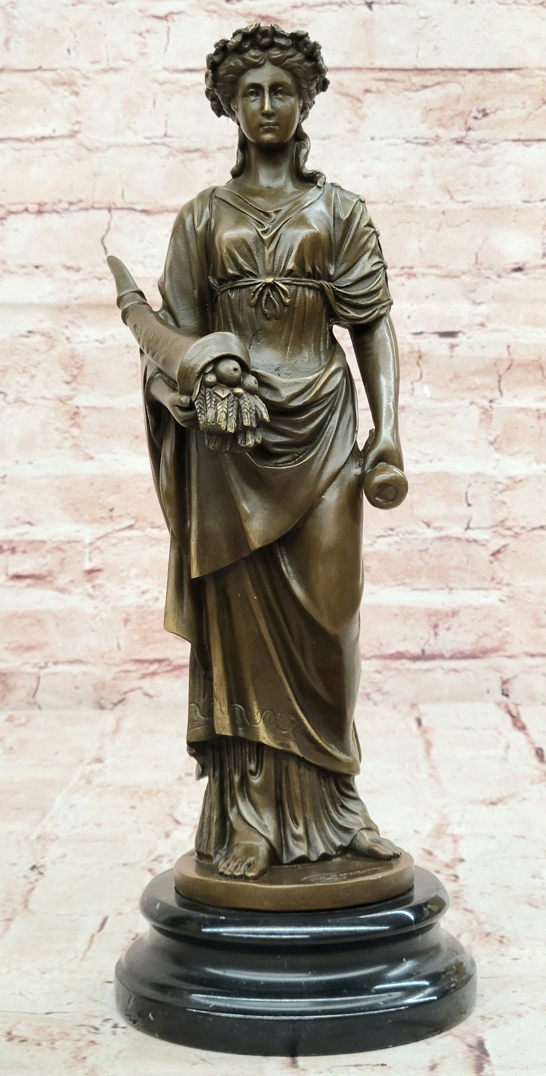 Bronze Seasonal Goddess Statue Four Seasons Signed Cesaro Fine Art Artwork