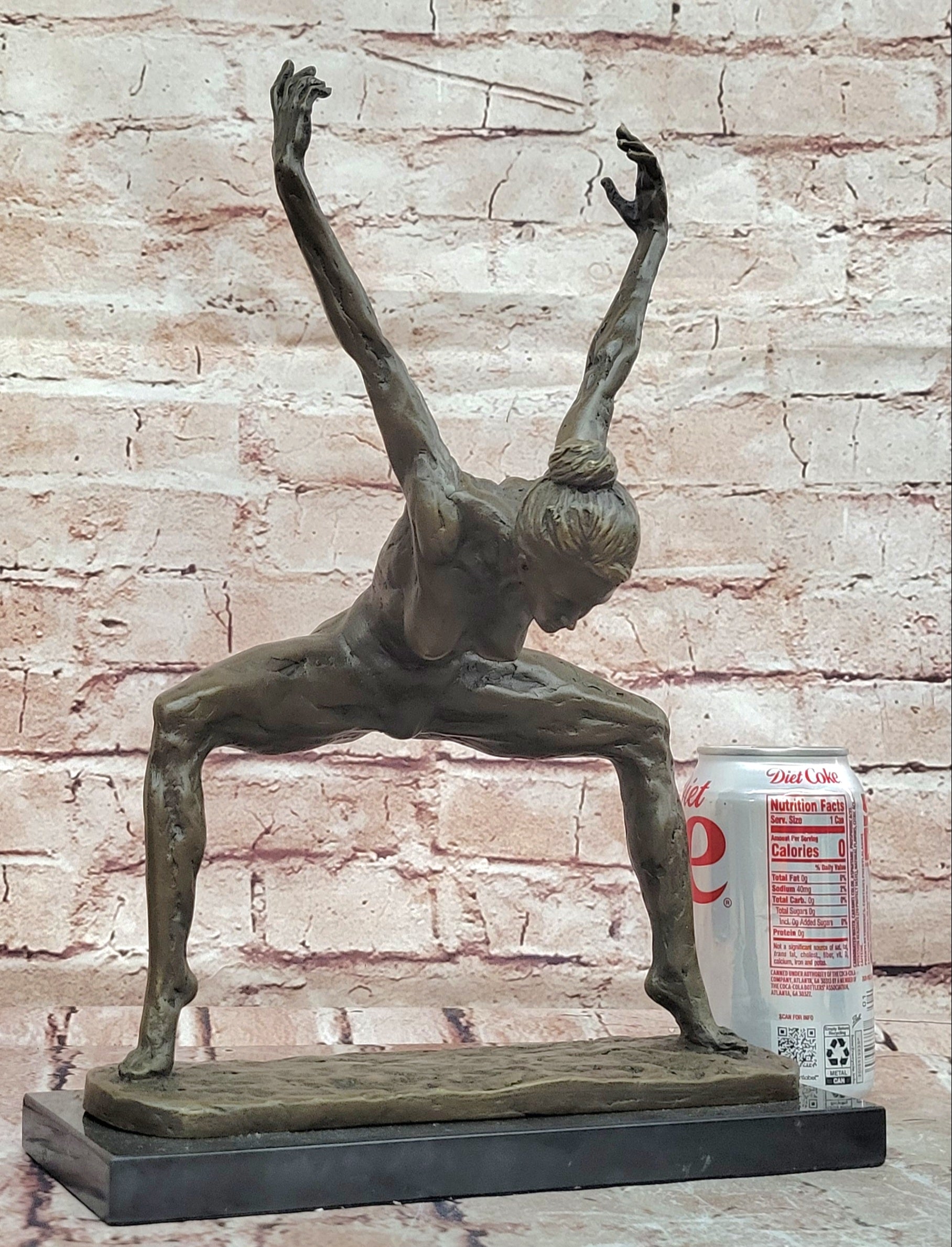 Milo Bronze Abstract Dancer Sculpture Sophisticated Modern Fine Art Piece
