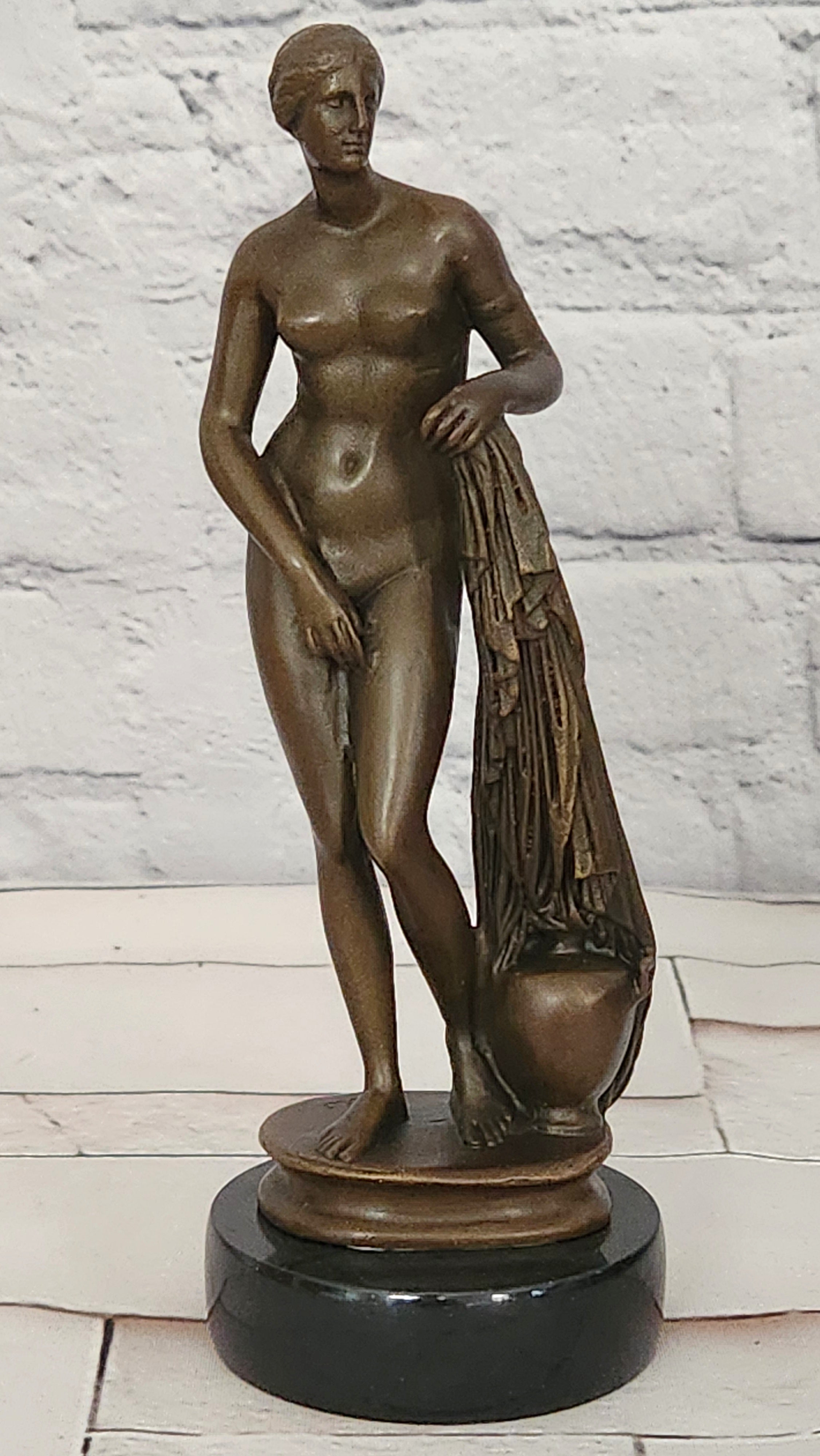 Original Milo Artwork Nude Venus Bronze Statue Sexy Goddess Figurine Home Decor