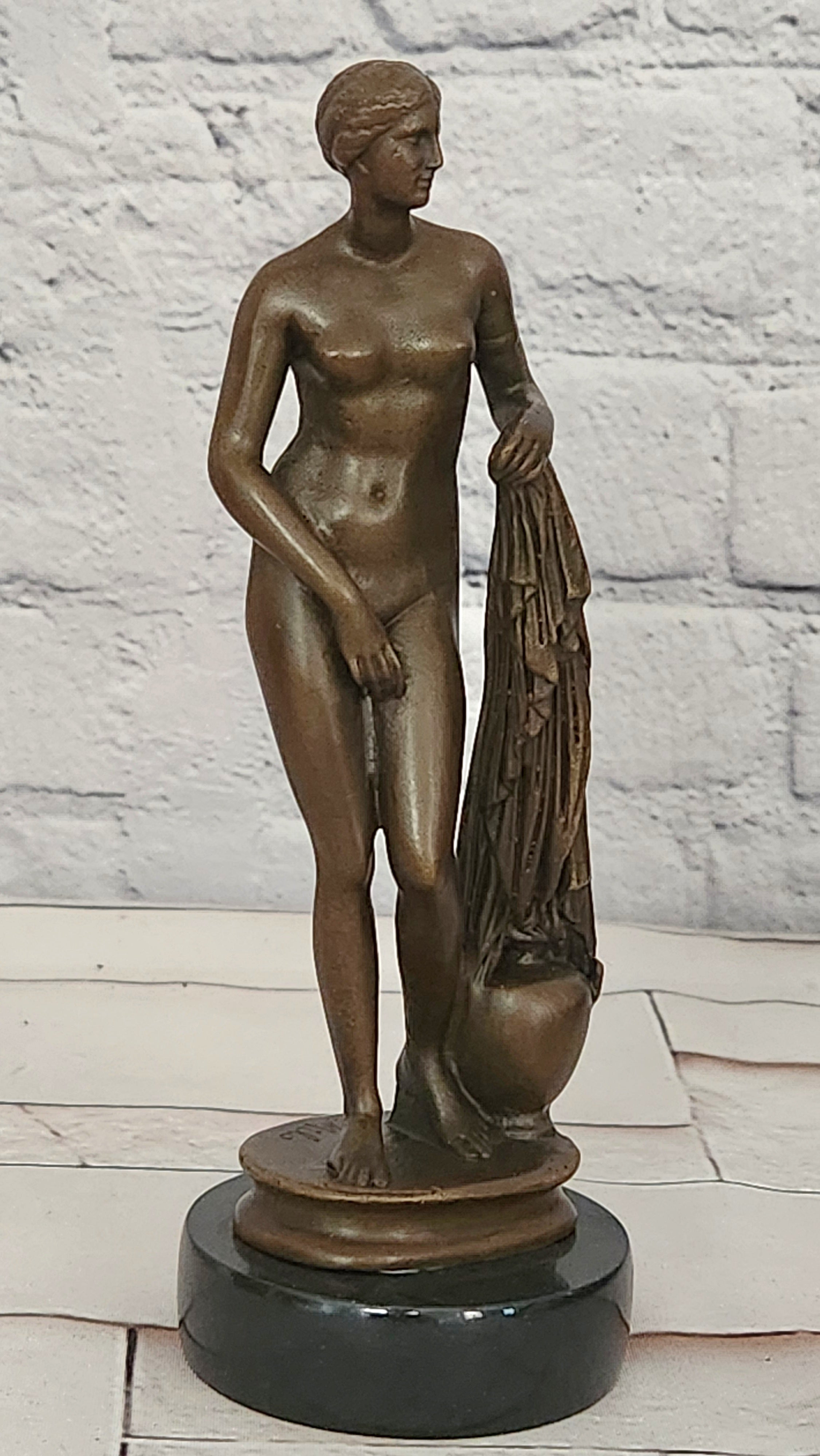 Original Milo Artwork Nude Venus Bronze Statue Sexy Goddess Figurine Home Decor
