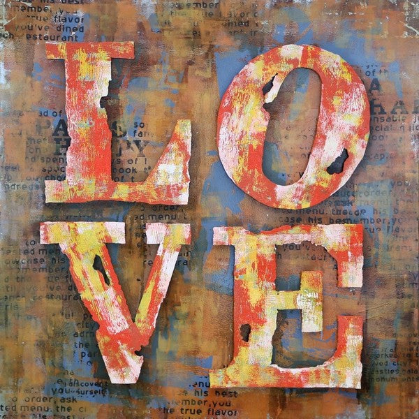 Romantic LOVE/I Love You  Sign 3D Standing Hanging Decorative Figure
