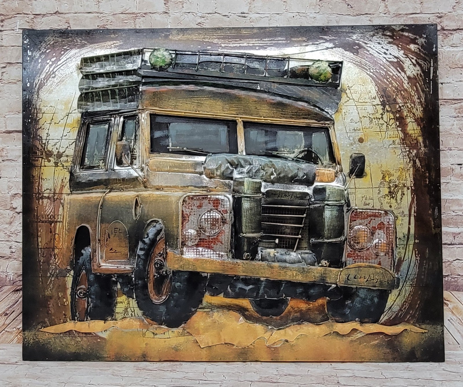 Original Land Rover Serie 2 Painting 3 Dimensional Home Office Decoration Sale