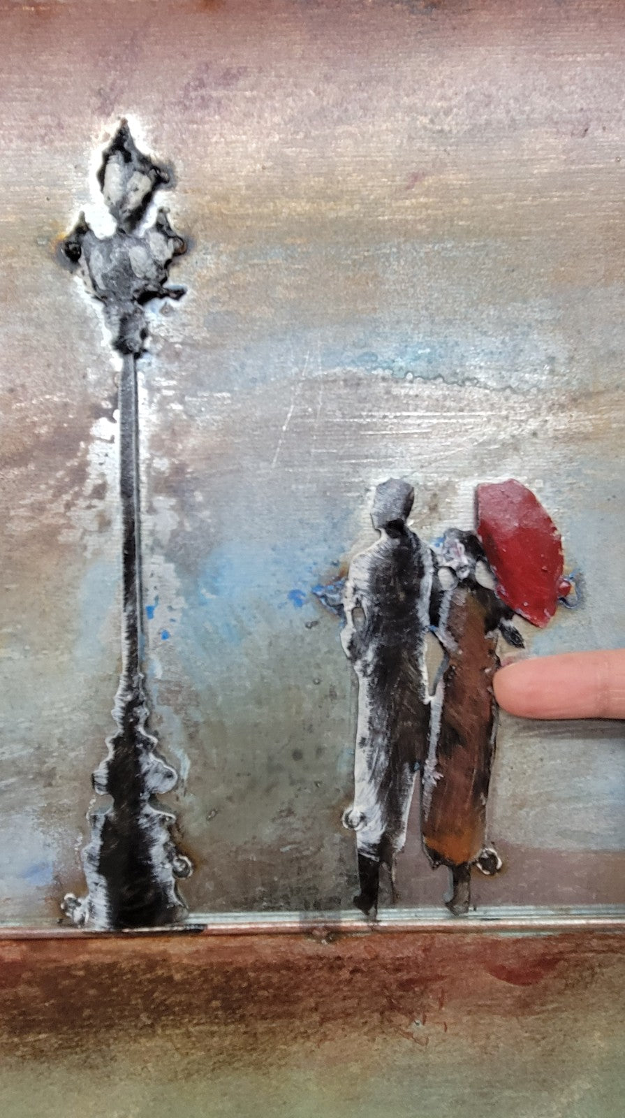 Boys Playing at See-Saw Classic Modern Children Artwork Three Dimensional Art