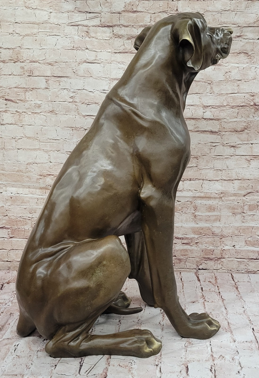 Bronze Sculptures Dog Hand cast solid bronze Bloodhound sculpture Dog Artwork