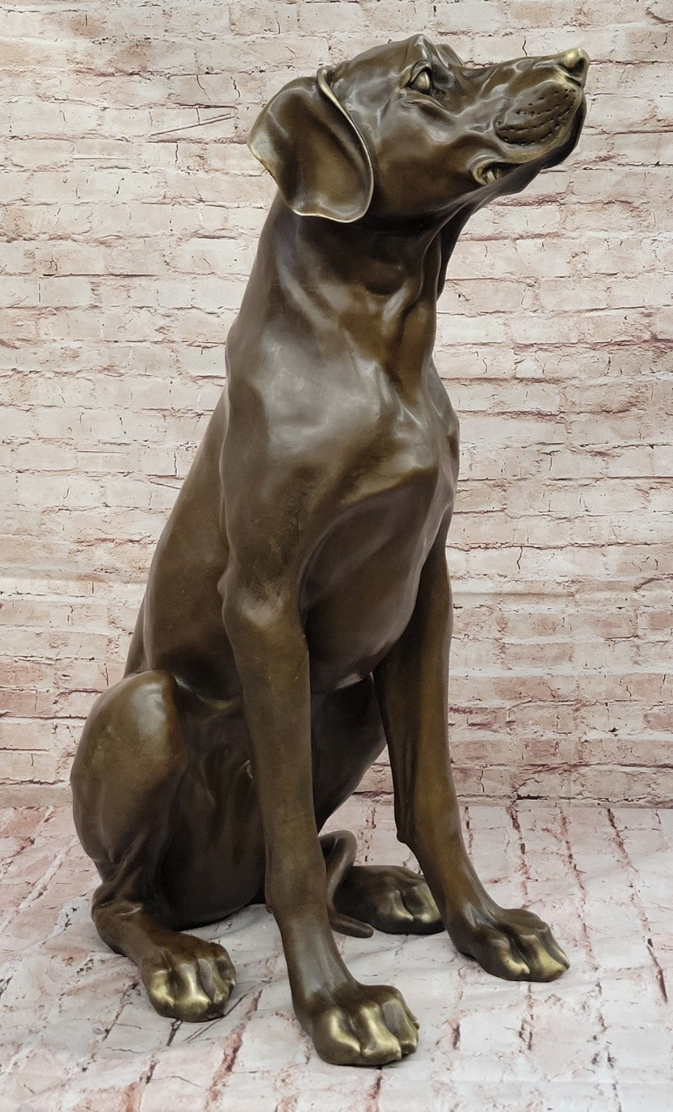 Bronze Sculptures Dog Hand cast solid bronze Bloodhound sculpture Dog Artwork