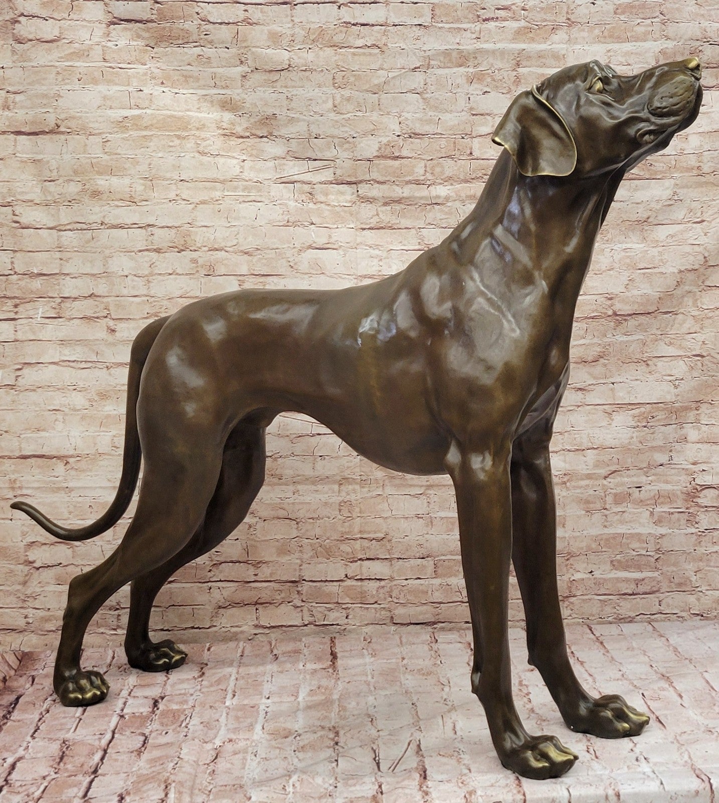 Bronze Labrador Dog With Great Patina- Collector Edition Hand Made by Milo