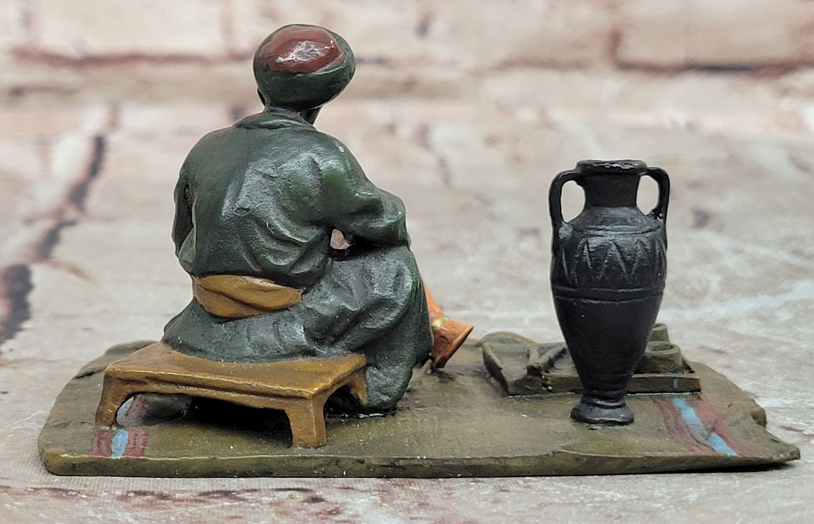 Cold Painted Vienna Bronze Arabian Potter Orientalist Art Collectible