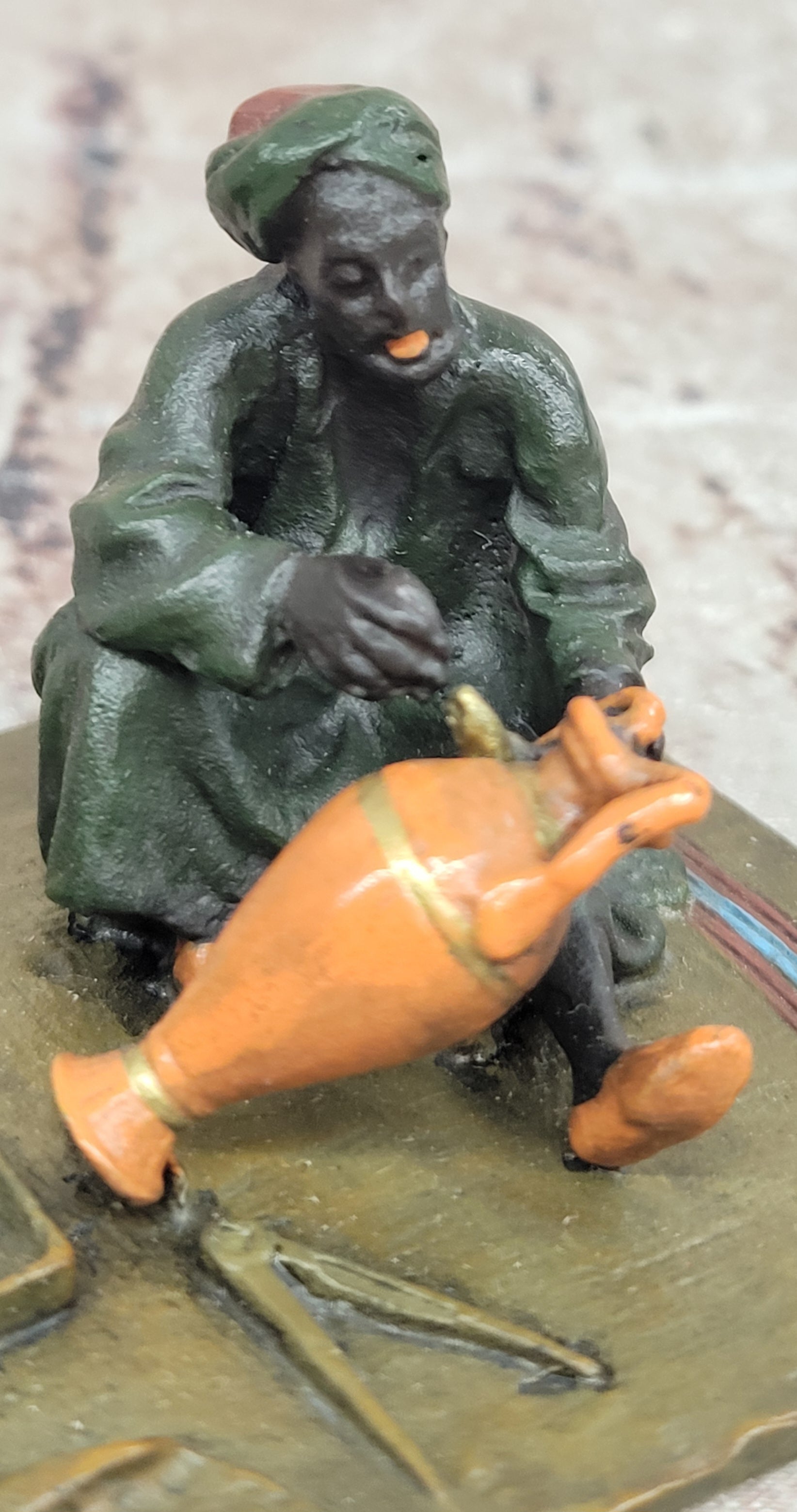 Cold Painted Vienna Bronze Arabian Potter Orientalist Art Collectible