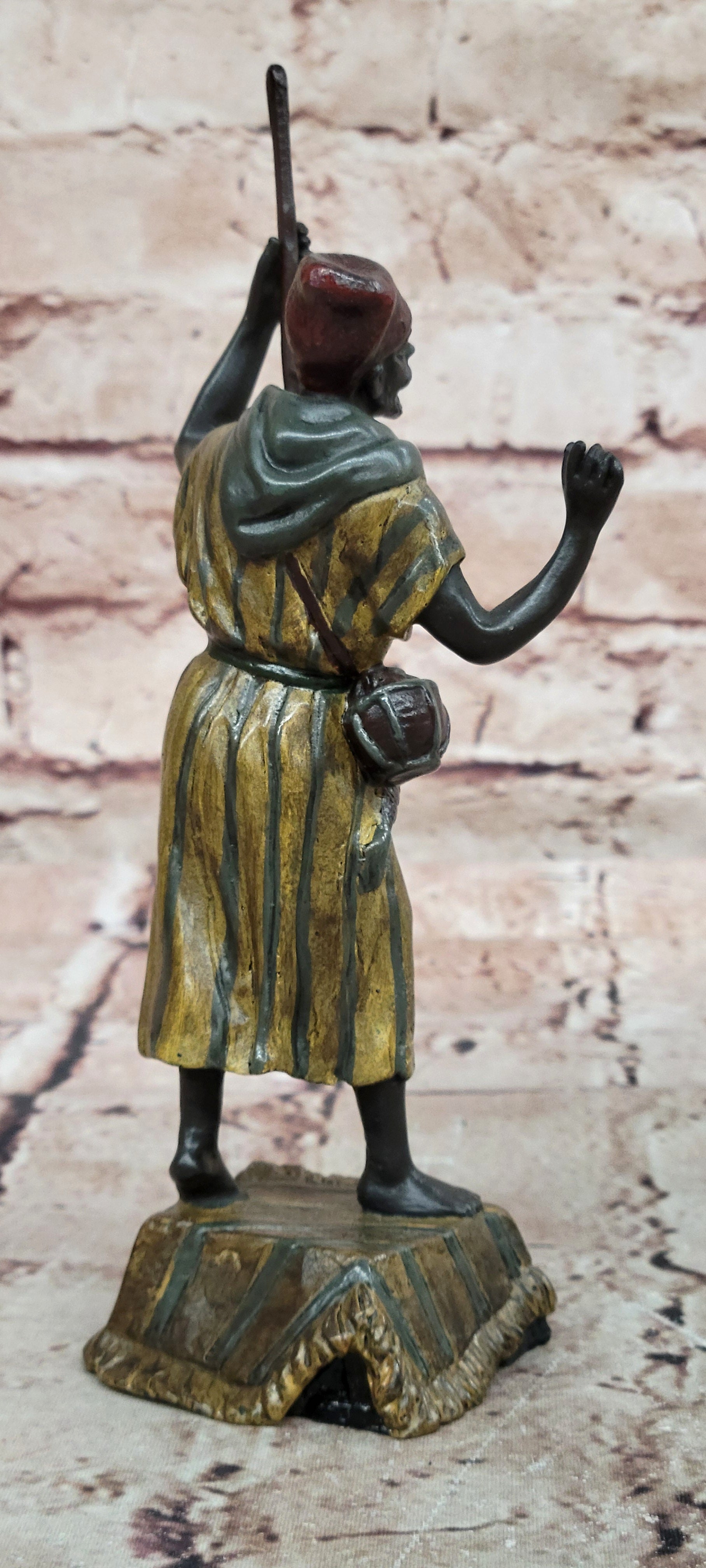 Hot Cast Cold Painted Austrian Musician Sculpture Collectible Artwork Art