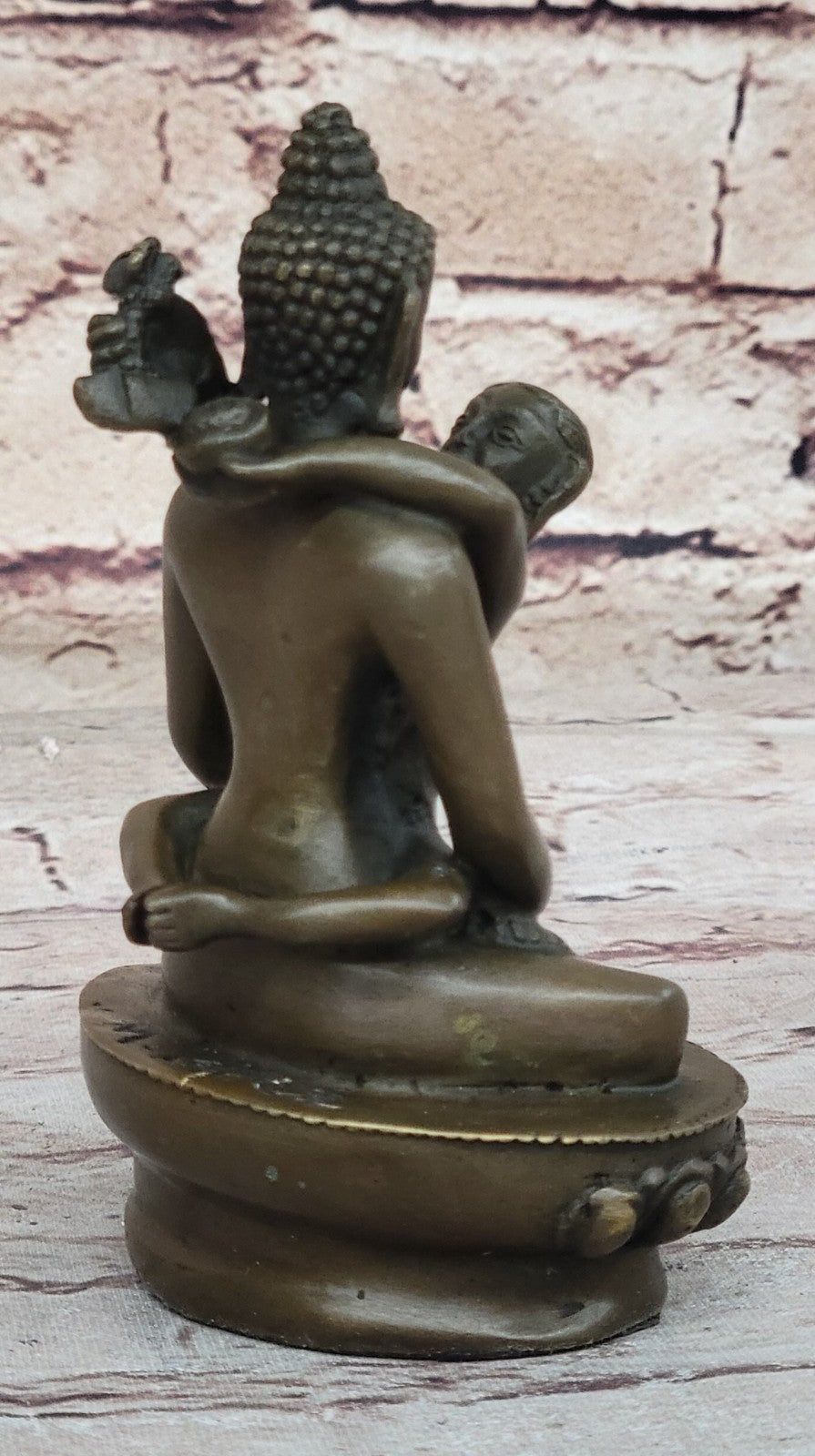 Hevajra Mandkesvara Nude Budda Yab-Yum Statue Rare Vintage Artwork