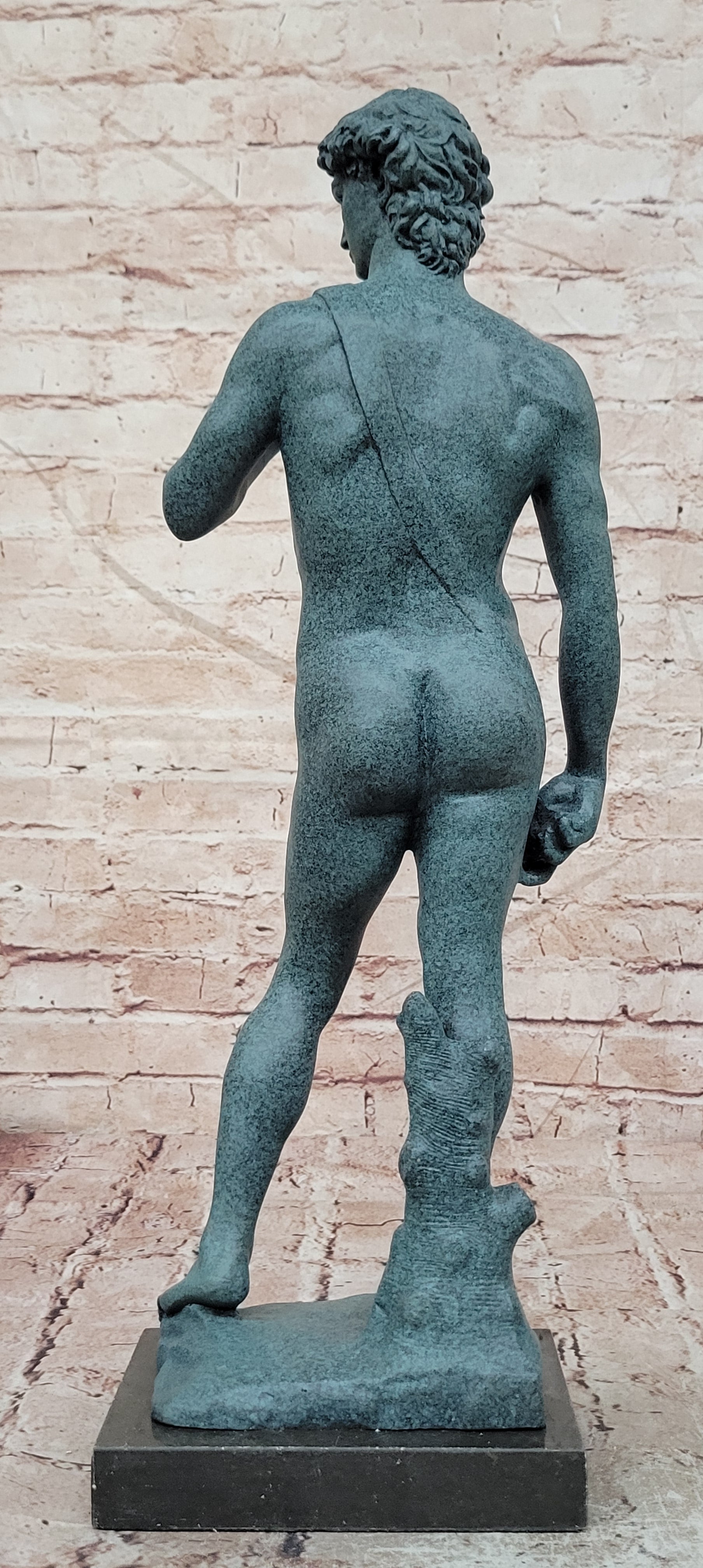 Michelangelo David Bronze Sculpture Large Size Classical Art Statue Decor