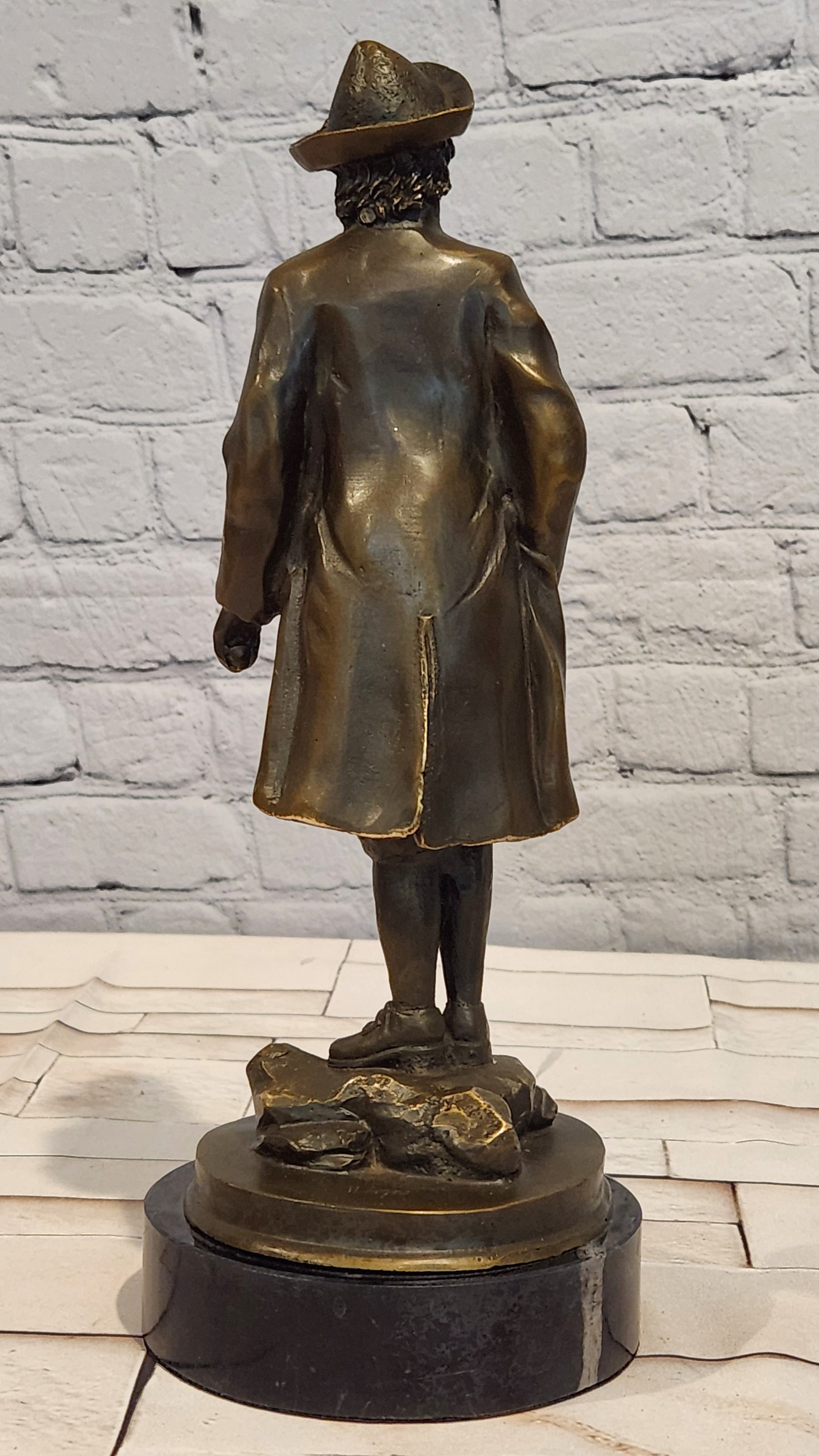 Lopez Bronze Napoleon Sculpture French Commander Statue Historical Art Decor
