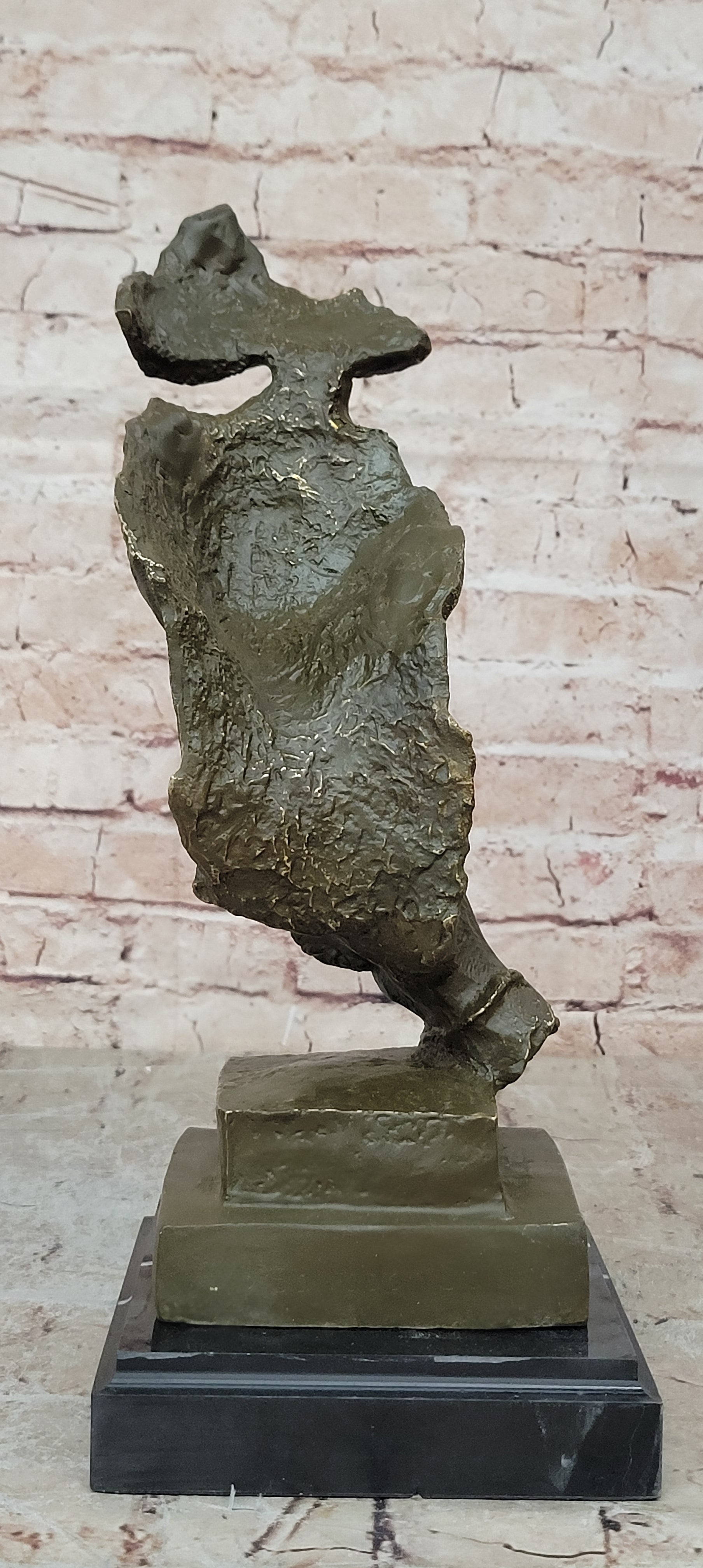 Modern Art Bronze Sculpture Statue by Salvador Dali Silent Man Collectible Home Figurine