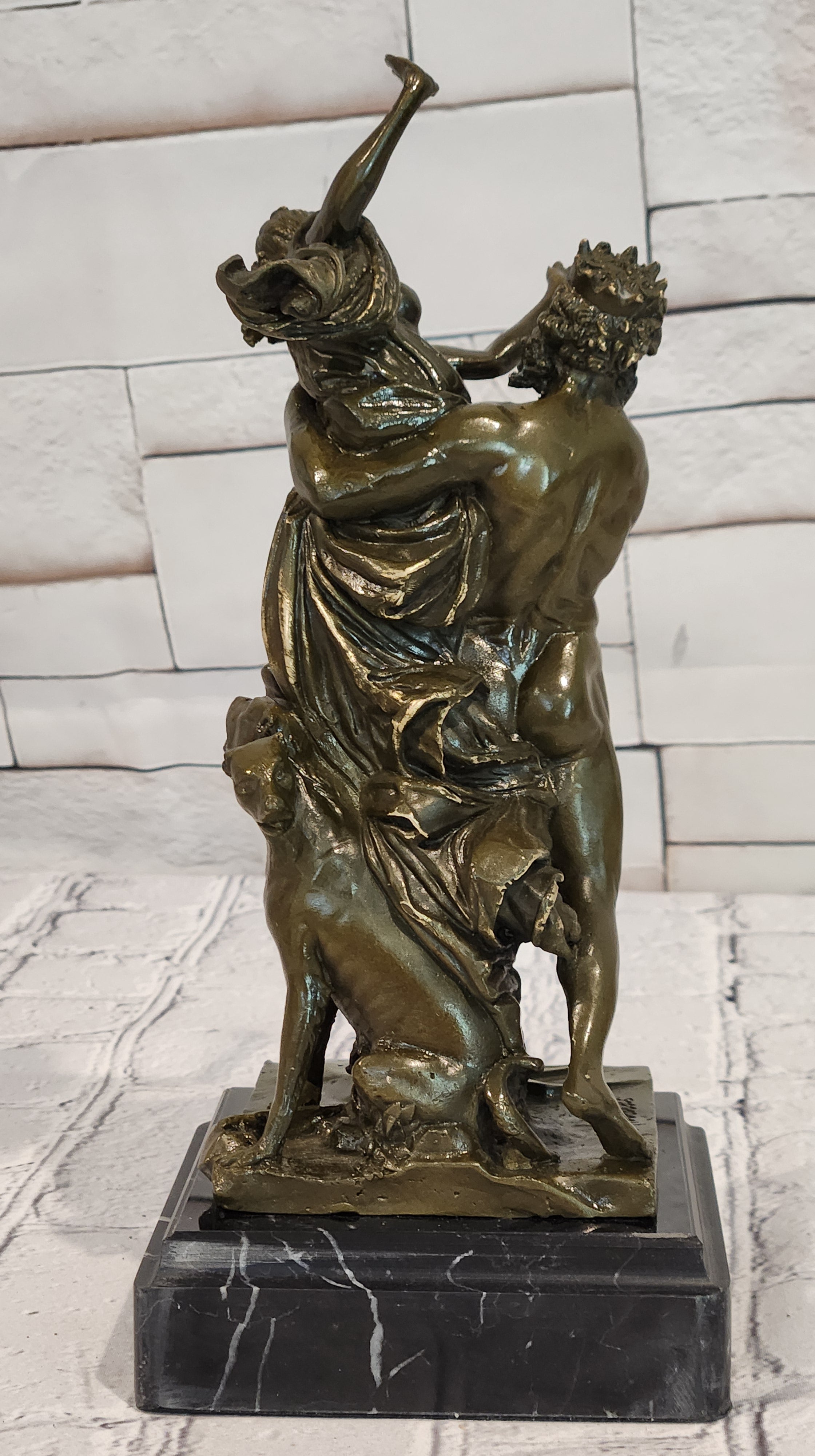 Greek Mythology Bronze Statue Hades and Persephone Signed Phidias Art Piece