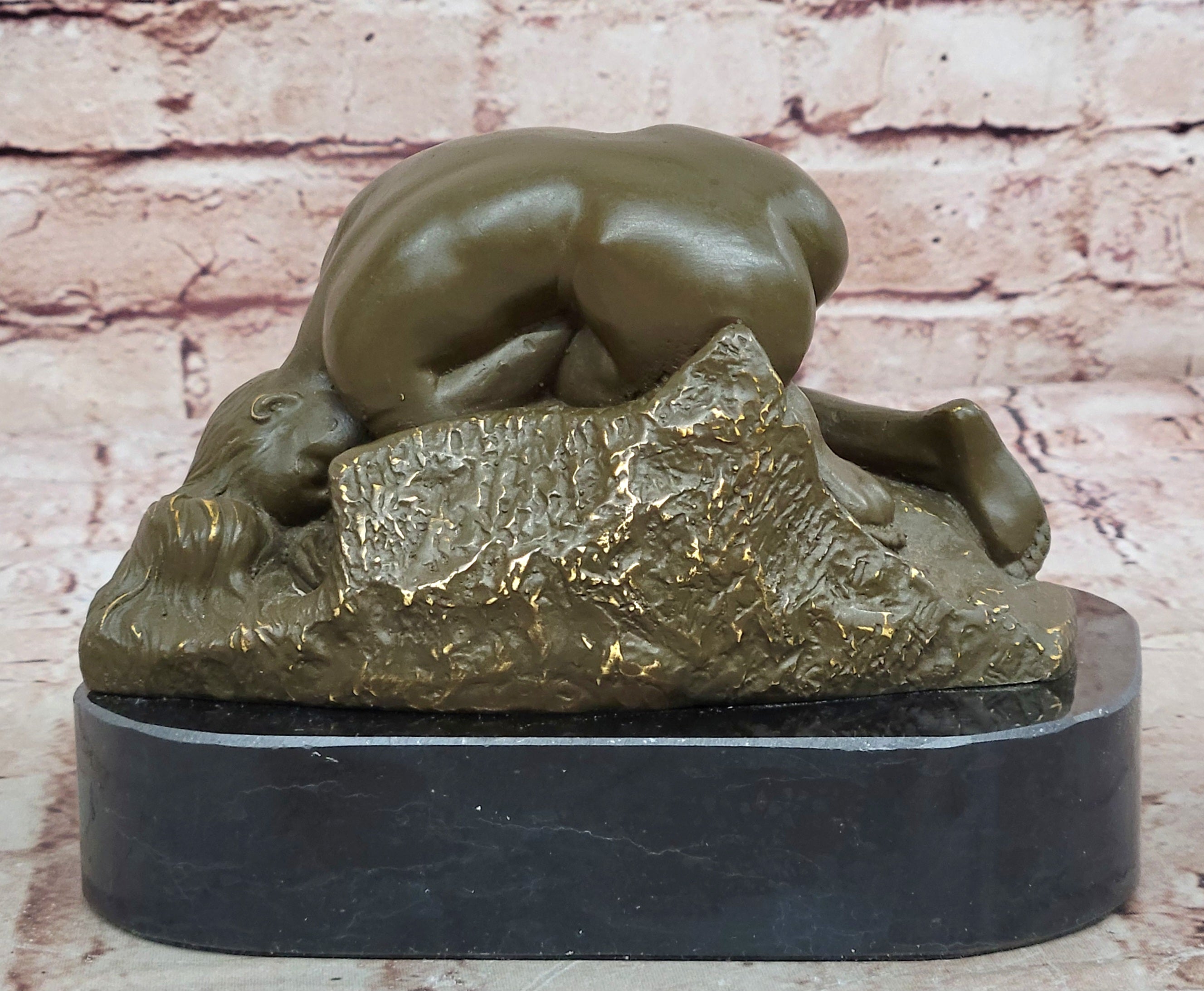 Greek Mythological Nude Woman Danaid by Rodin Bronze Sculpture for Home or Office