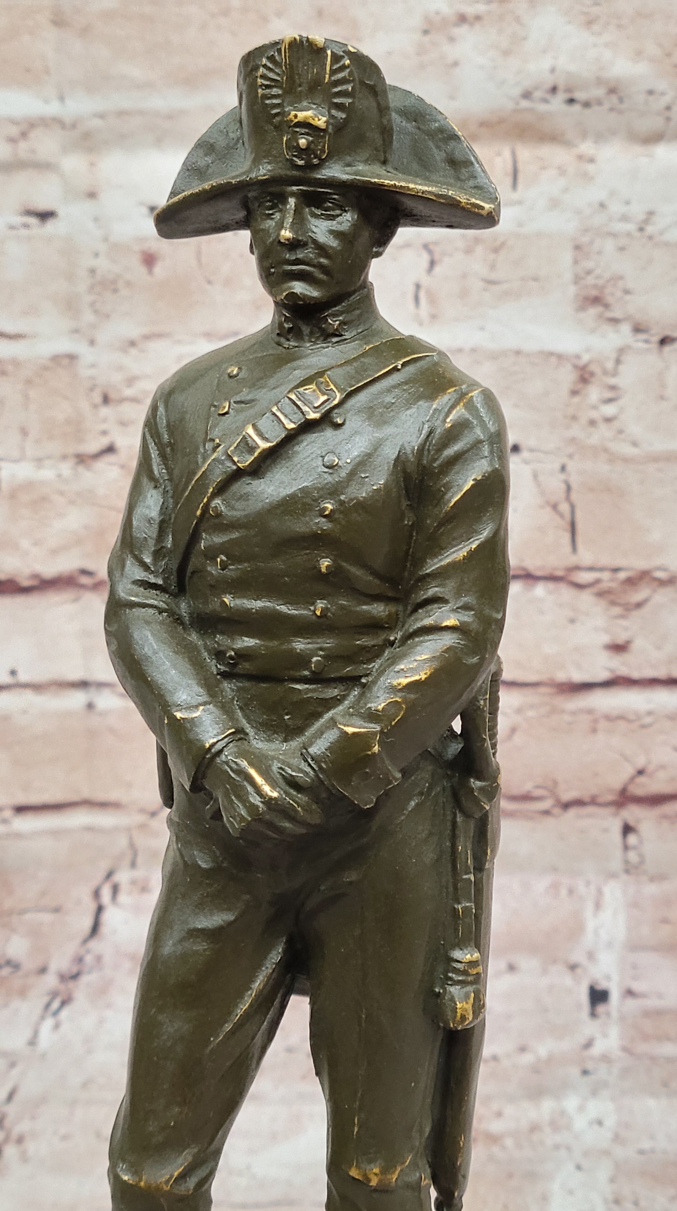 Limited Edition Napoleon Statue – Hot Cast Bronze Sculpture French War General Decor