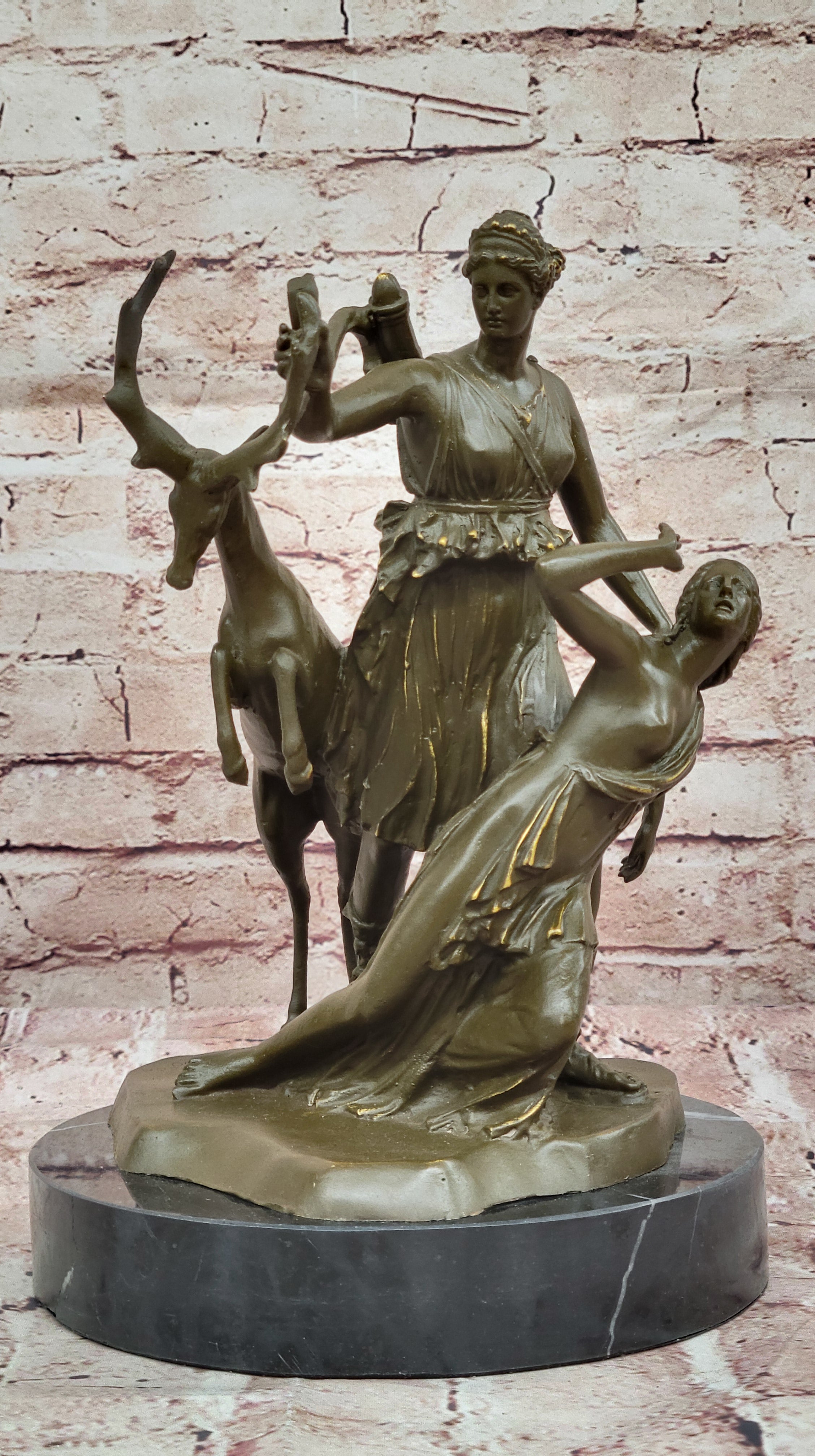 Hand Made Bronze Artemis Statue – Goddess of the Hunt LTD Edition Figurine