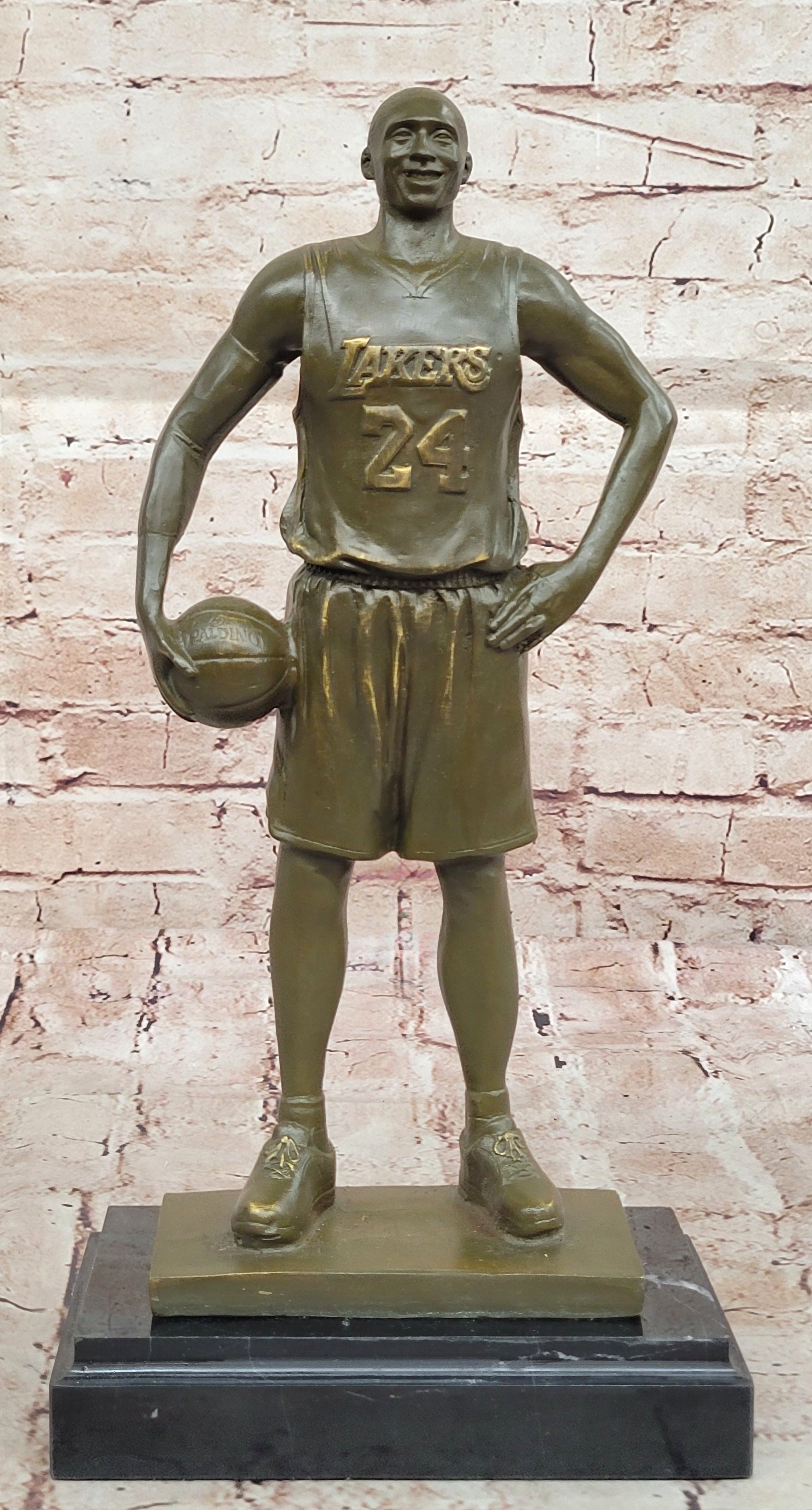 Kobe Bryant Bronze Sculpture Statue Basketball Player NBA Champion Signed Milo Collector
