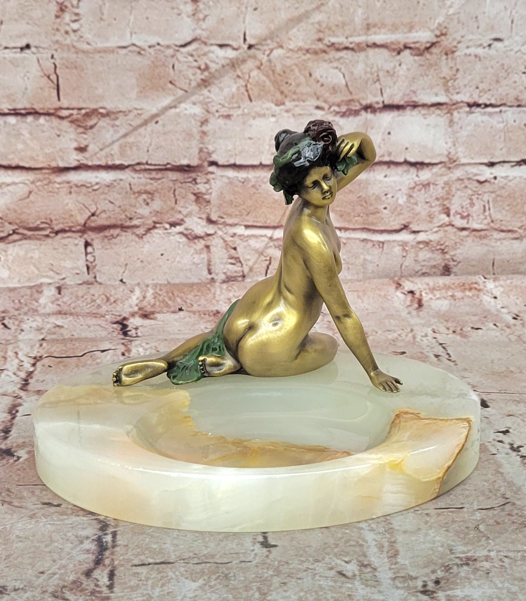 Juno Bronze Woman Statue Hand Made Artistic Female Figure Fine Art Collectible Decor