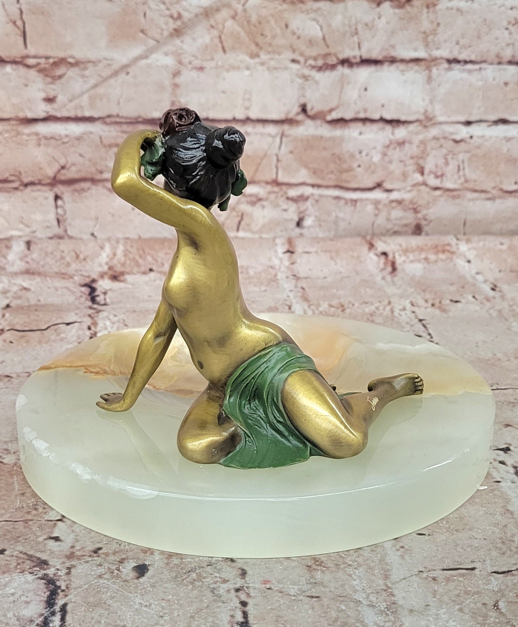 Juno Bronze Woman Statue Hand Made Artistic Female Figure Fine Art Collectible Decor