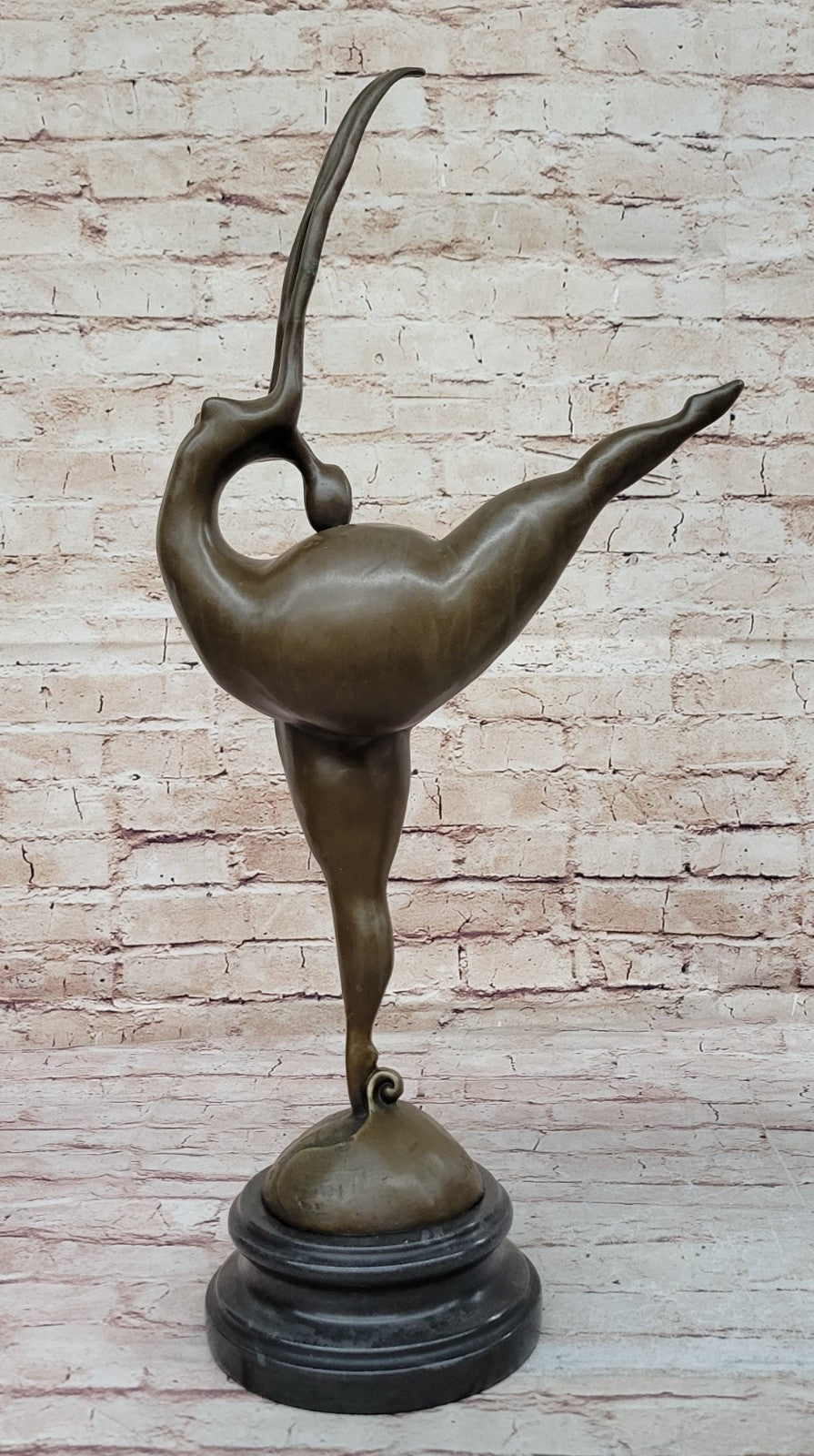 Handcrafted bronze sculpture SALE Milo Signed Woman Abstract Figurine Decor