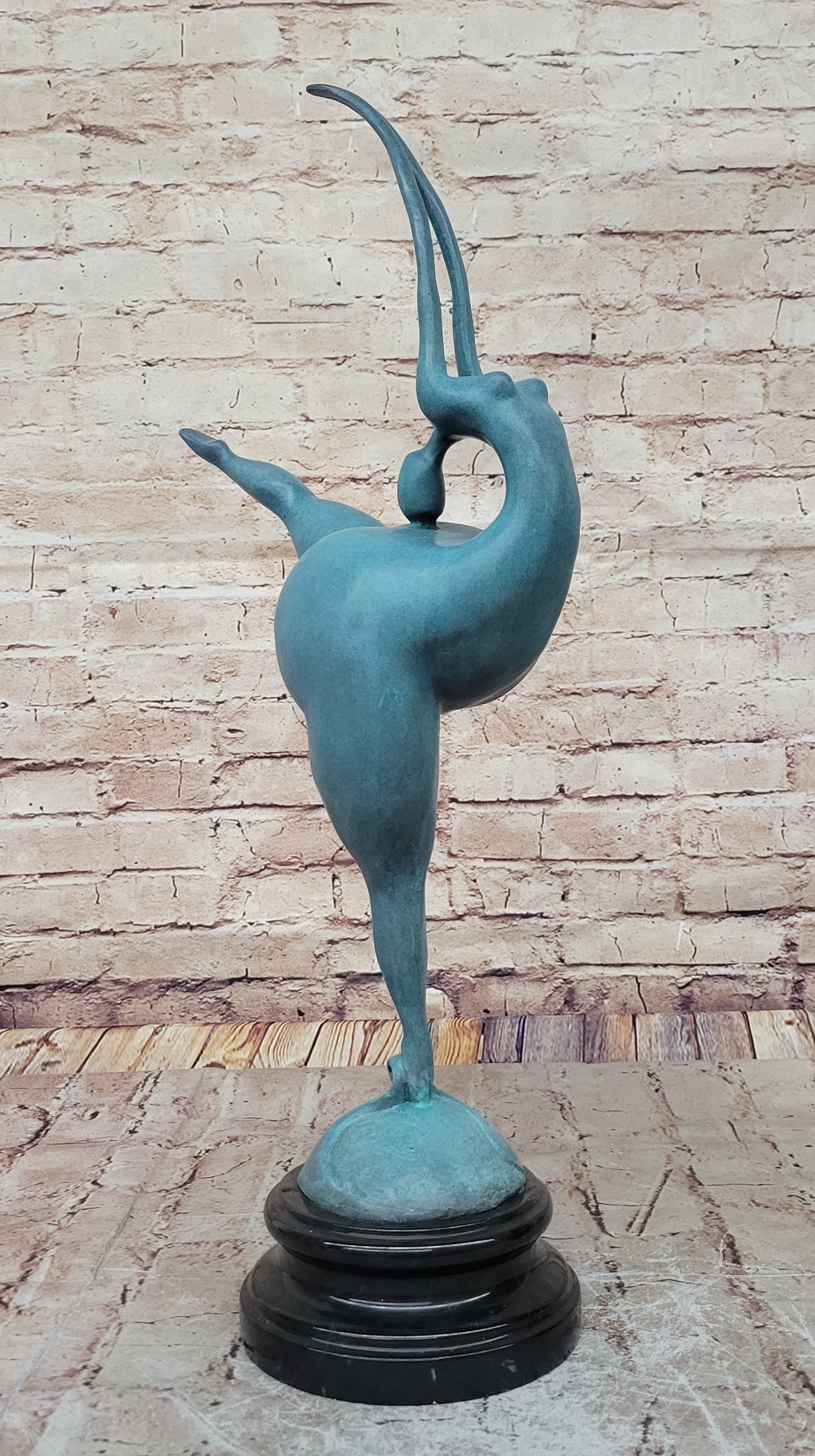Handcrafted Detailed Original Milo Nude Nake Chubby Girl Bronze Figurine Figure